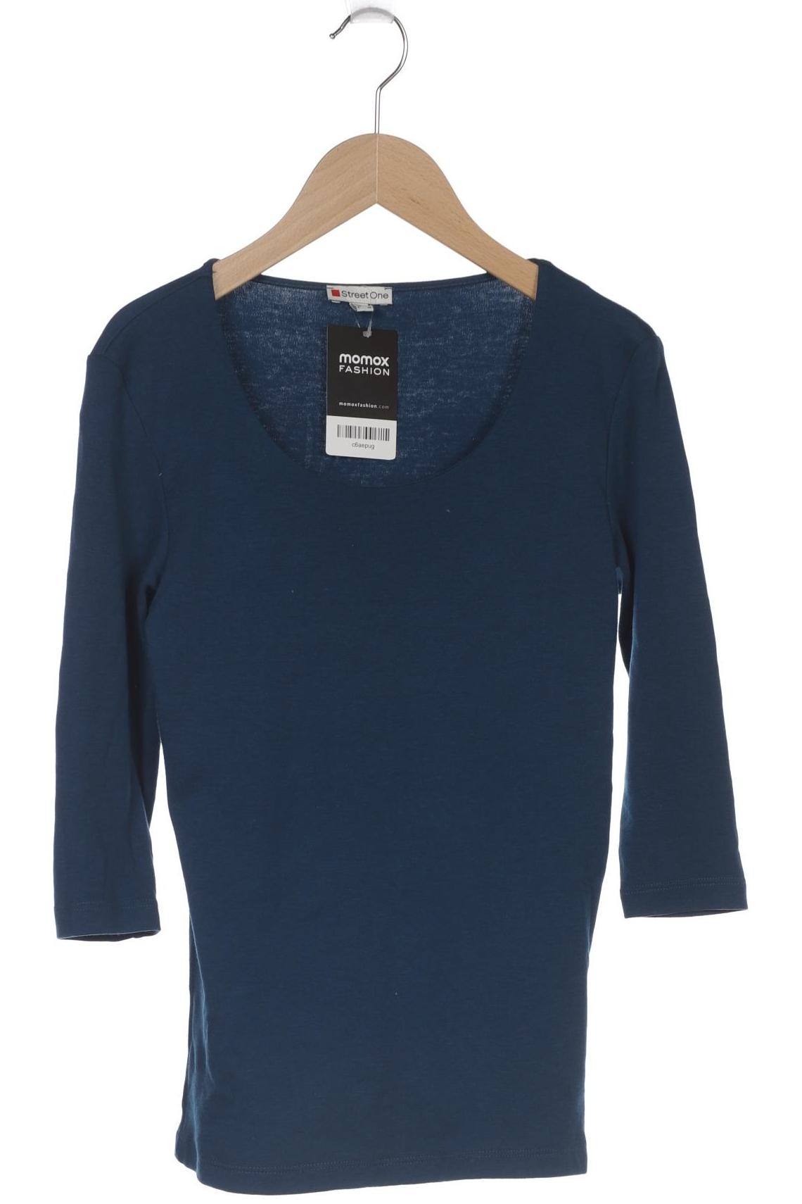 

Street One Damen Langarmshirt, blau, Gr. 34