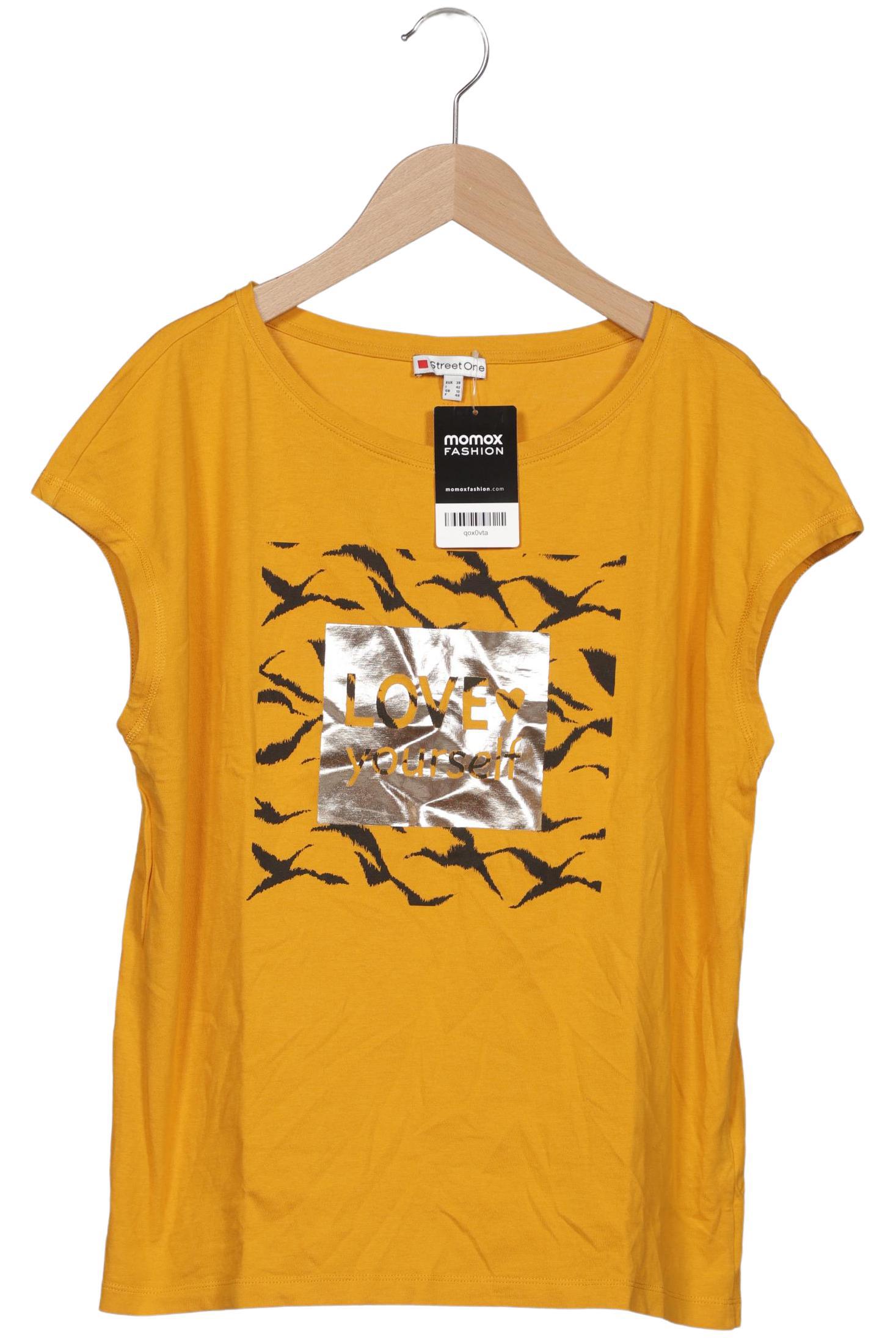 

Street One Damen T-Shirt, gelb, Gr. 38