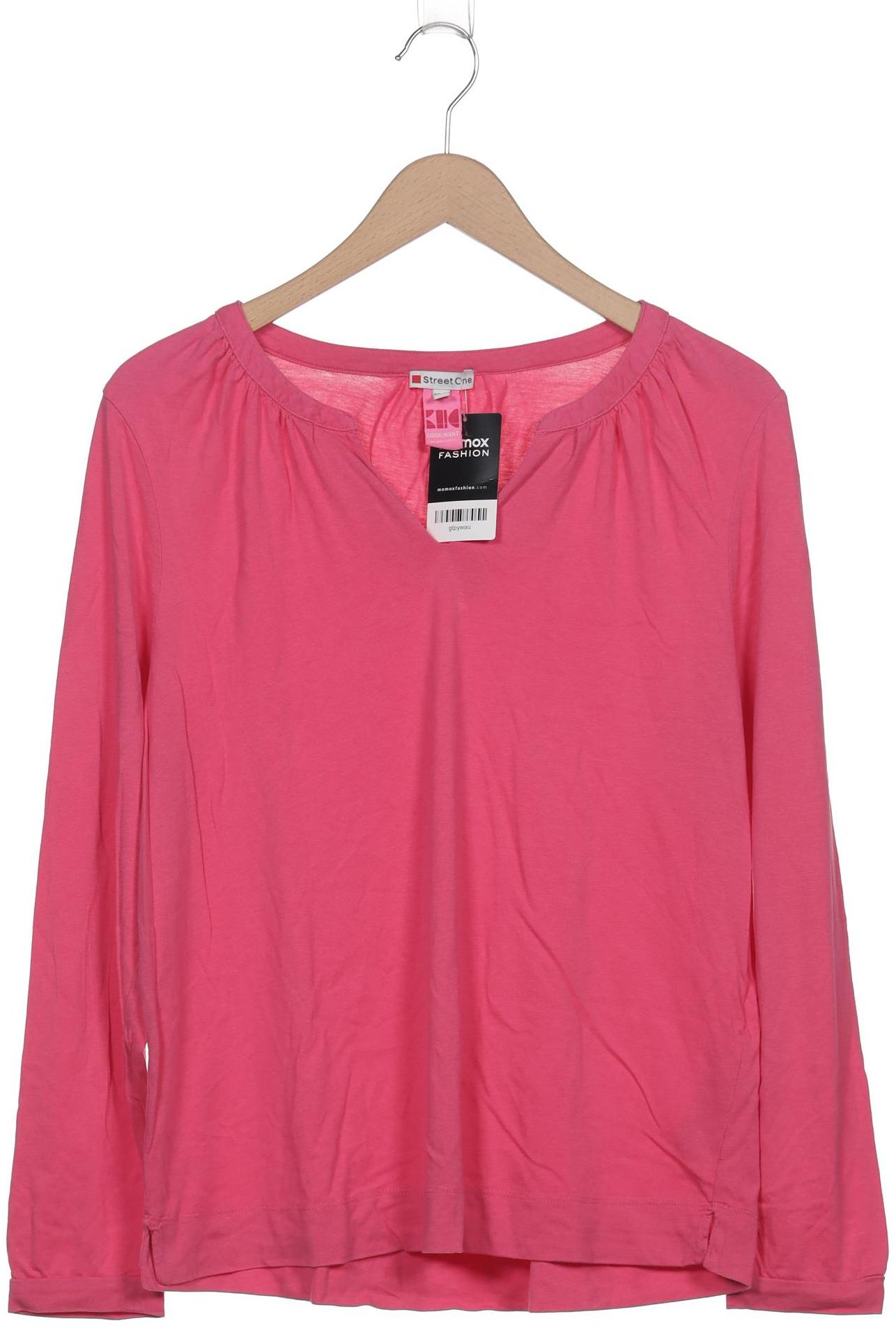 

Street One Damen Langarmshirt, pink, Gr. 42