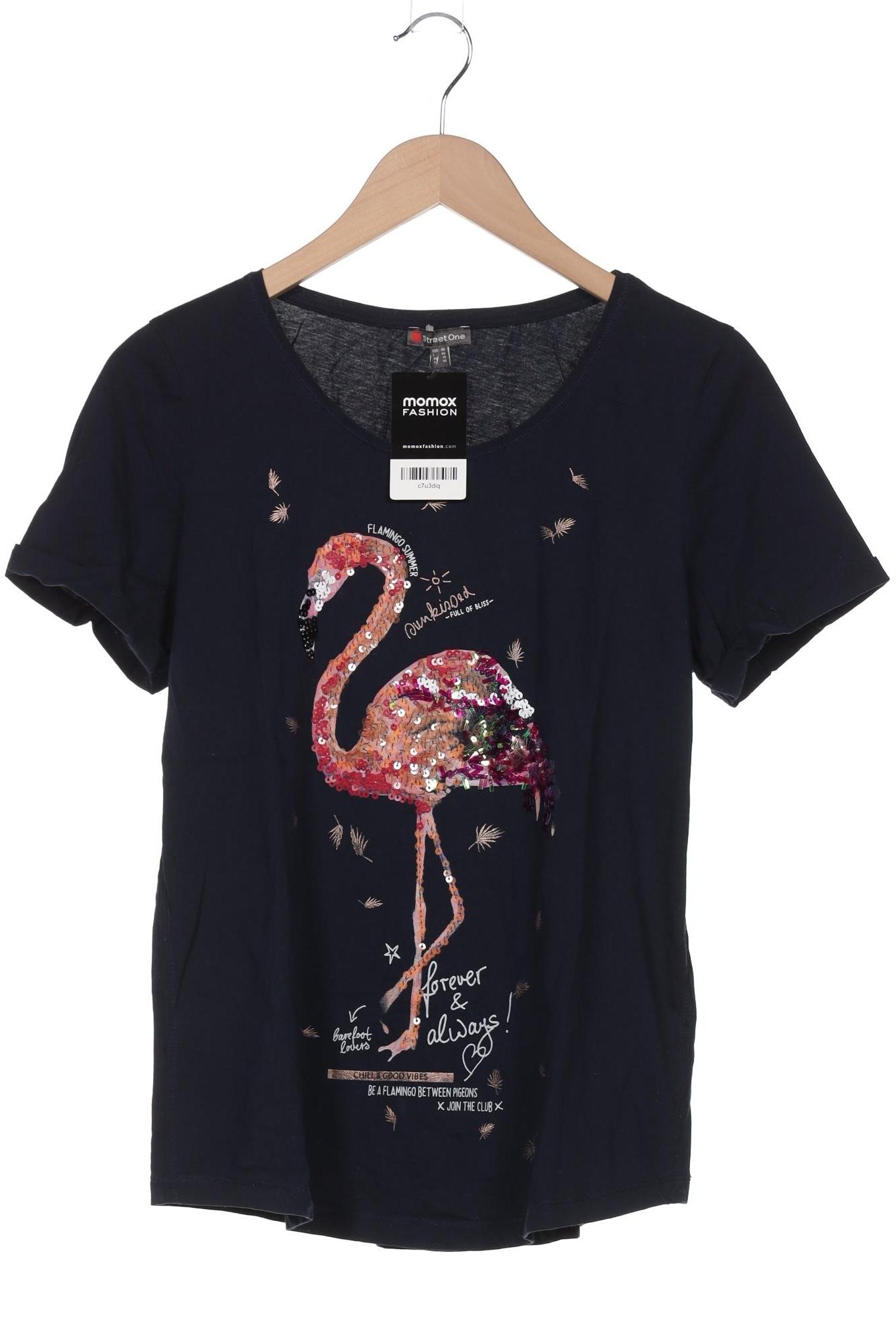 

Street One Damen T-Shirt, marineblau, Gr. 40