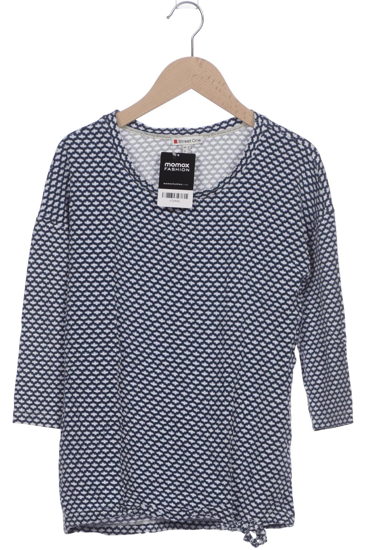 

Street One Damen Langarmshirt, weiß, Gr. 34
