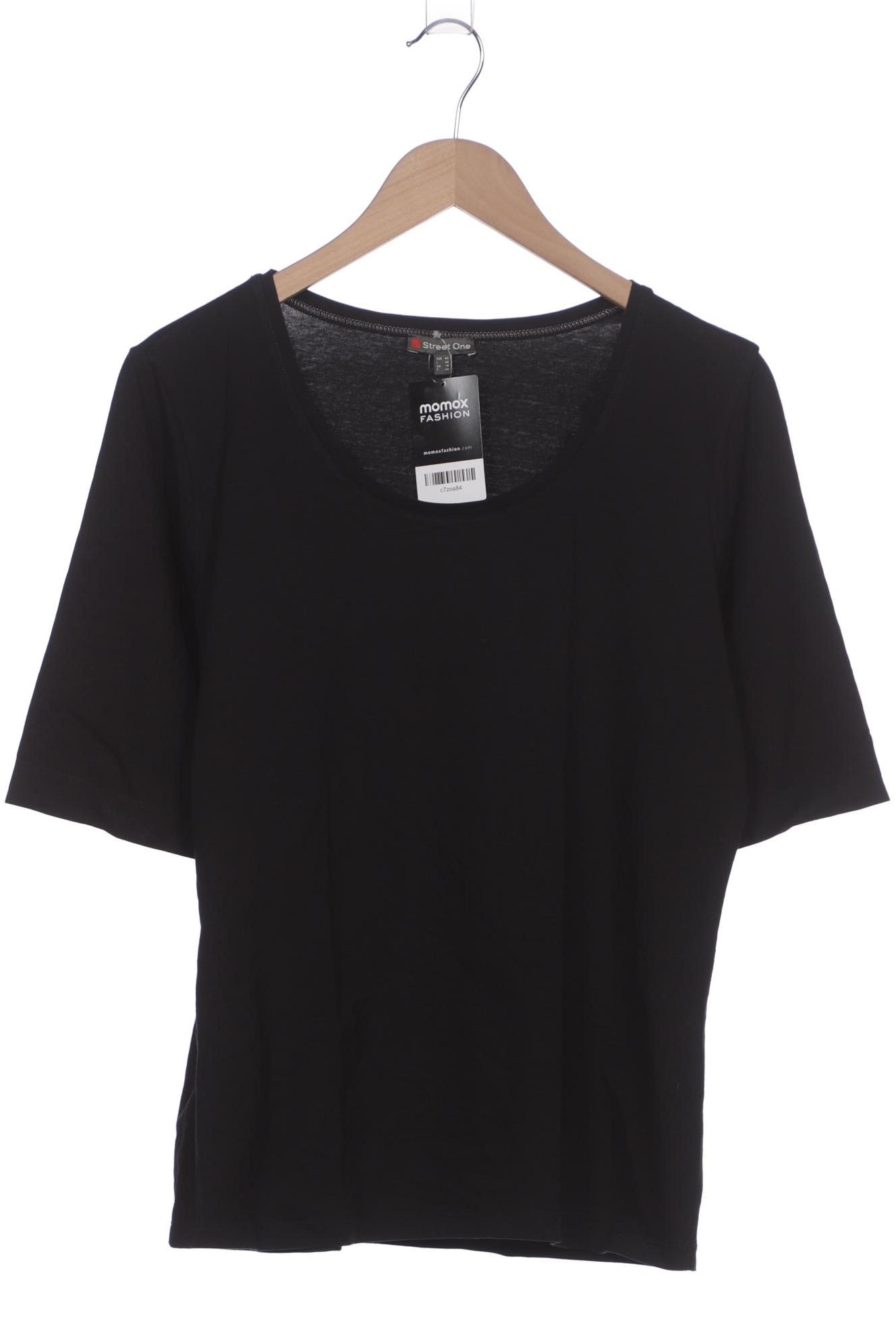 

Street One Damen T-Shirt, schwarz, Gr. 44