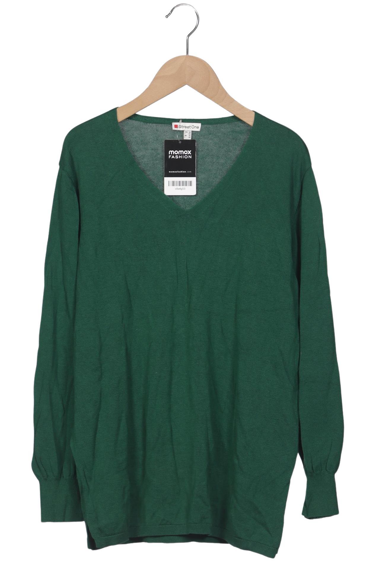 

Street One Damen Pullover, grün, Gr. 40