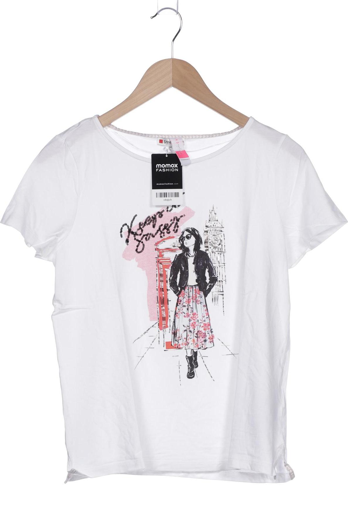 

Street One Damen T-Shirt, weiß, Gr. 36