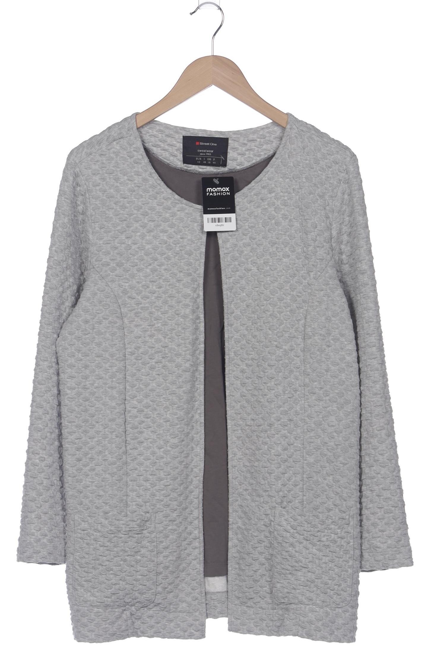 

Street One Damen Strickjacke, grau, Gr. 42