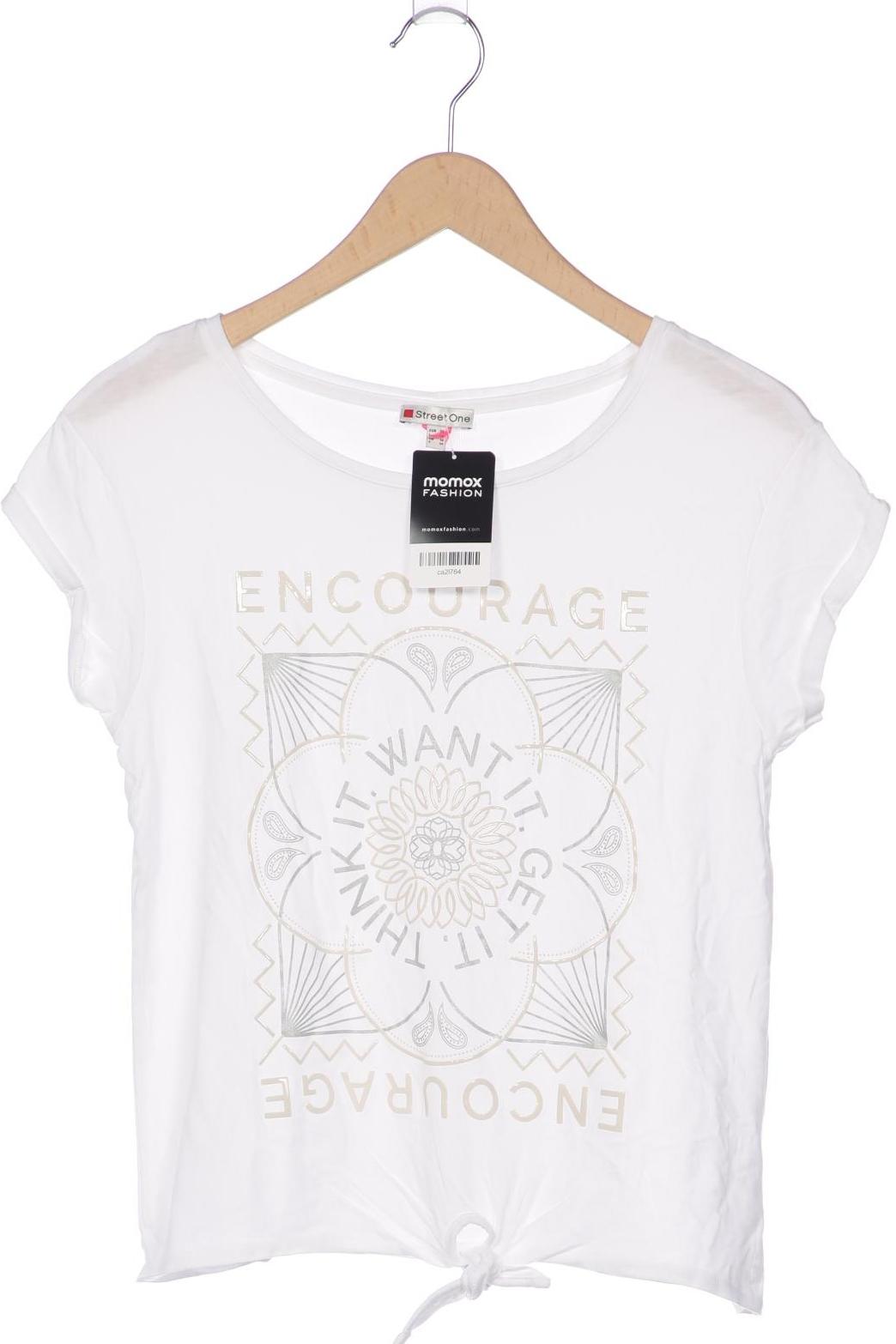 

Street One Damen T-Shirt, weiß, Gr. 36