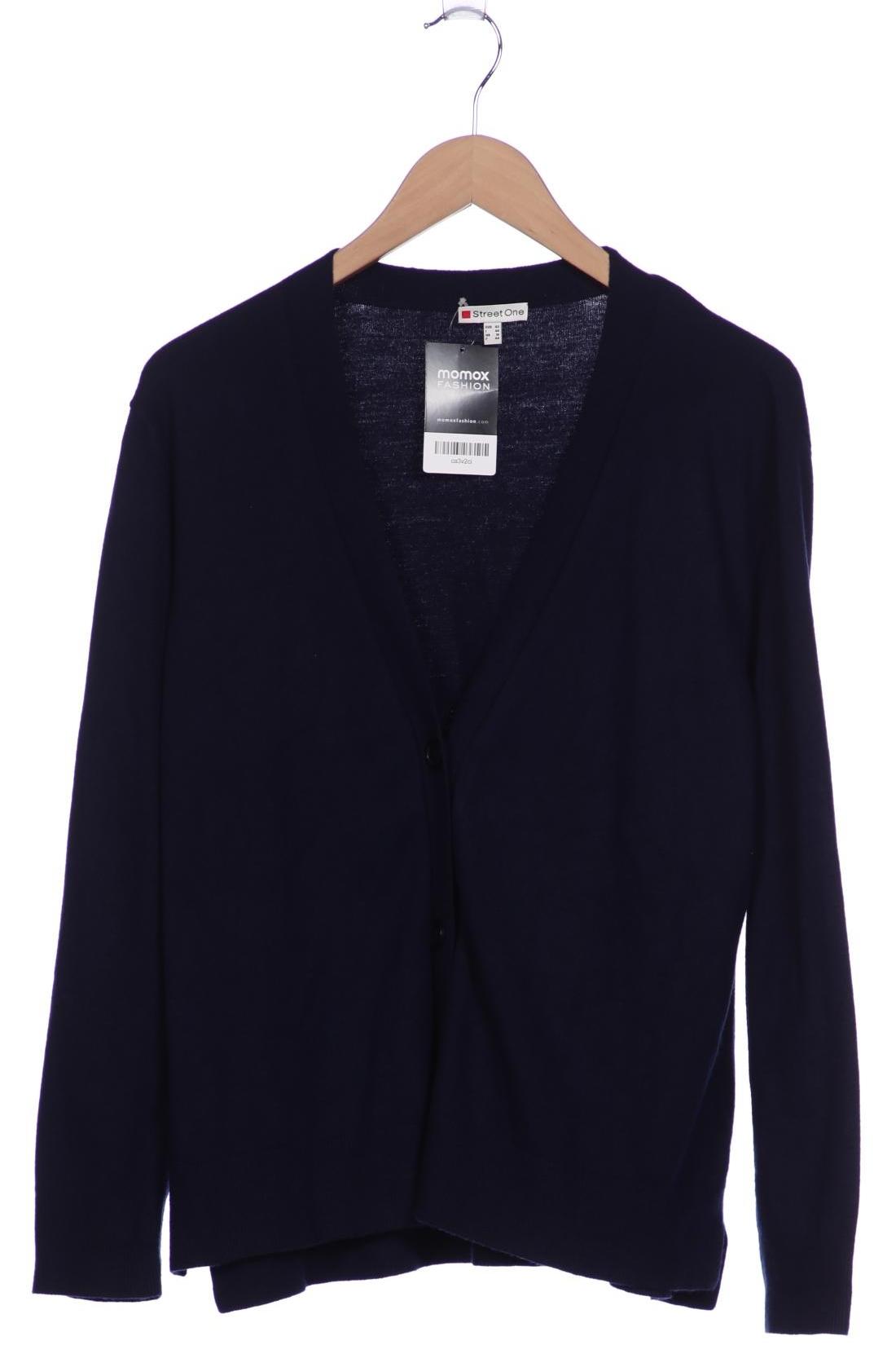 

Street One Damen Strickjacke, marineblau, Gr. 42