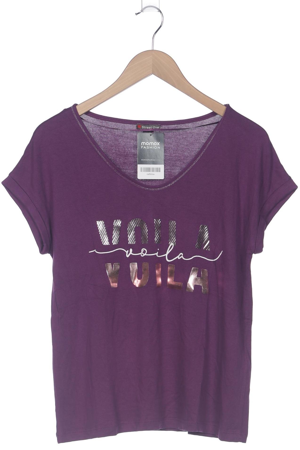 

Street One Damen T-Shirt, flieder, Gr. 38