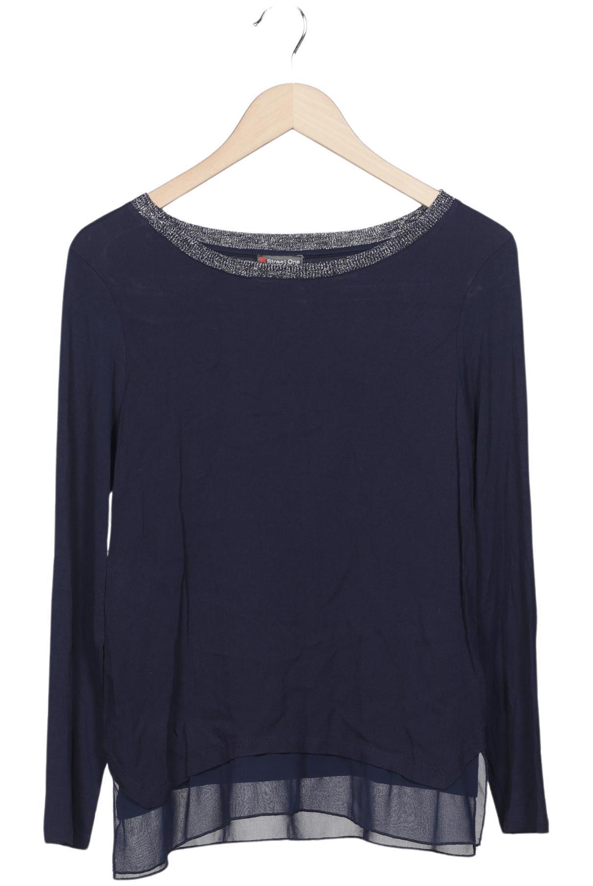

Street One Damen Langarmshirt, marineblau, Gr. 38