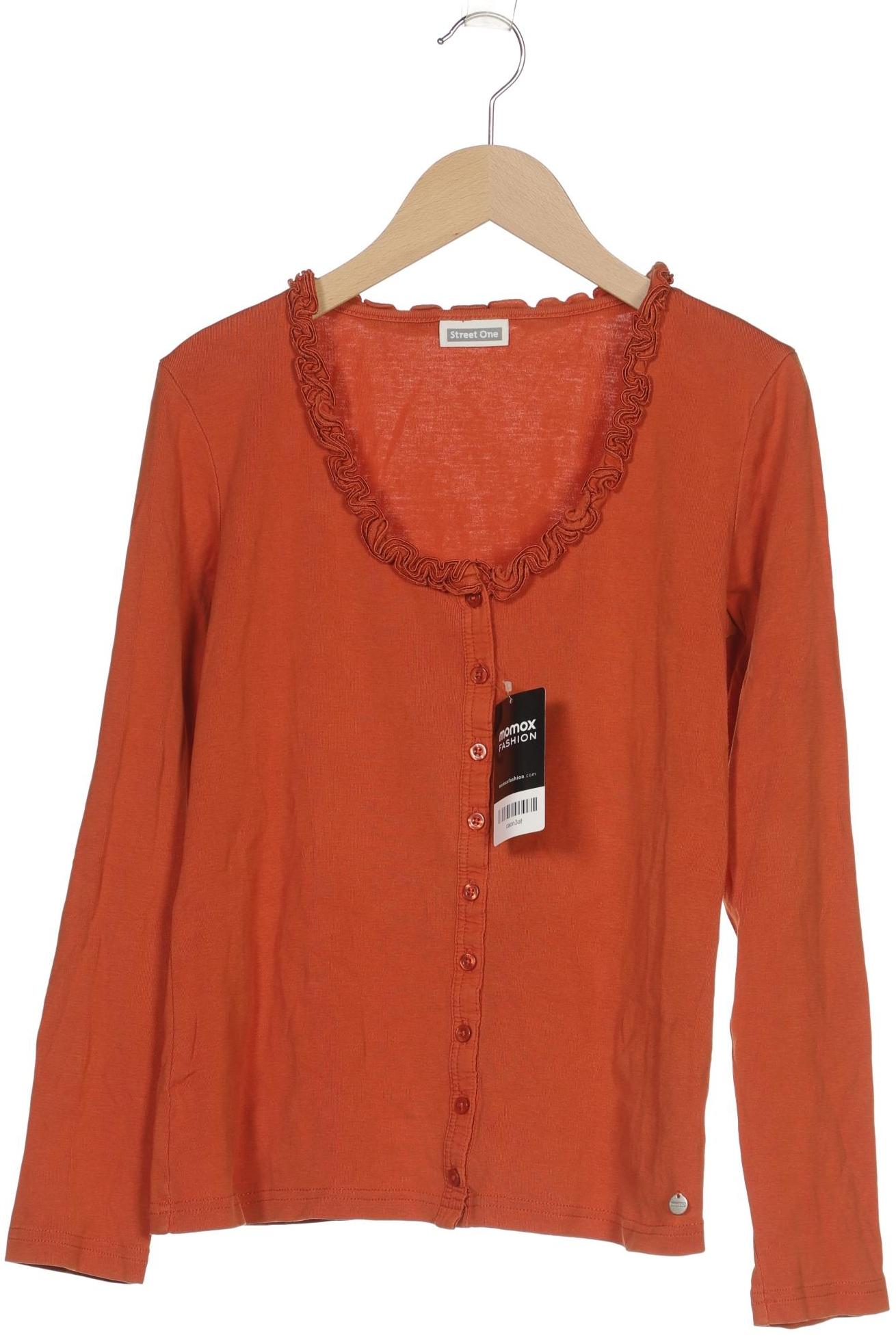 

Street One Damen Strickjacke, orange, Gr. 40