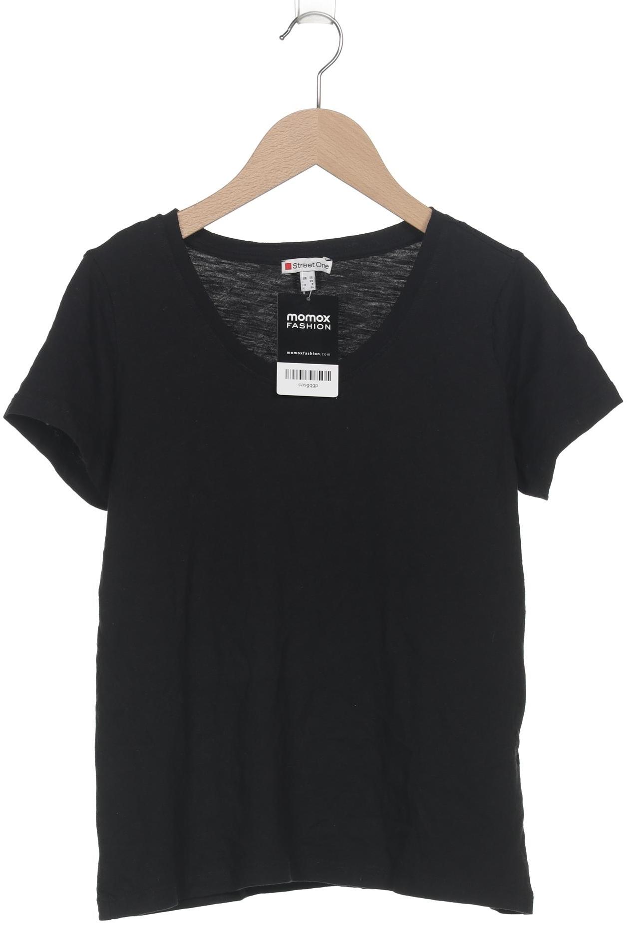 

Street One Damen T-Shirt, schwarz, Gr. 34