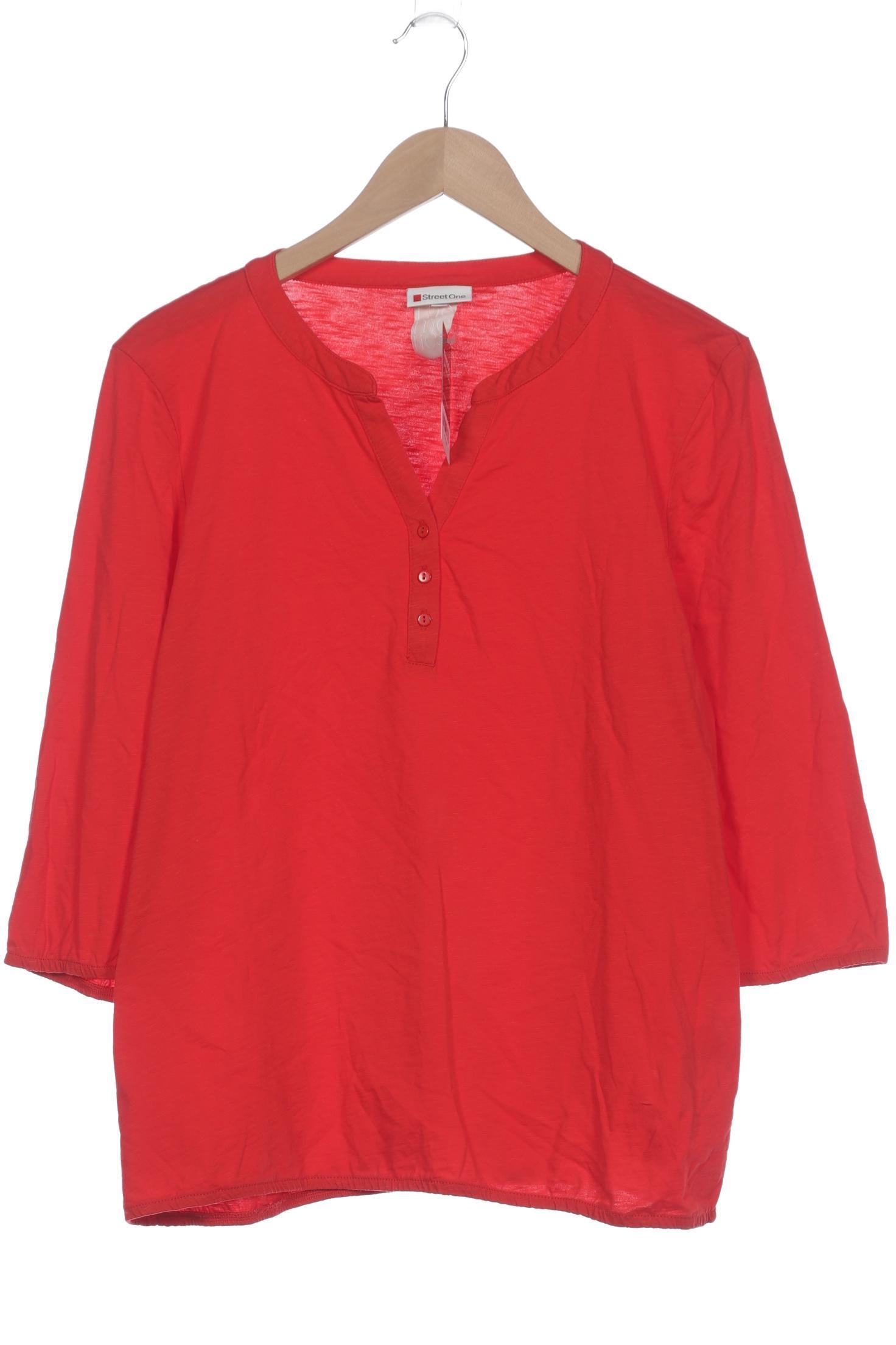 

Street One Damen Langarmshirt, rot, Gr. 42