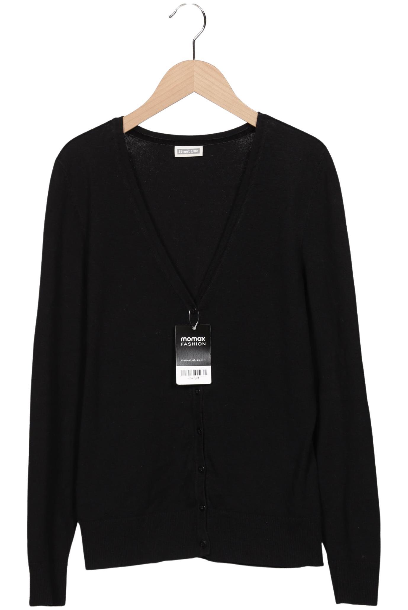 

Street One Damen Strickjacke, schwarz, Gr. 38