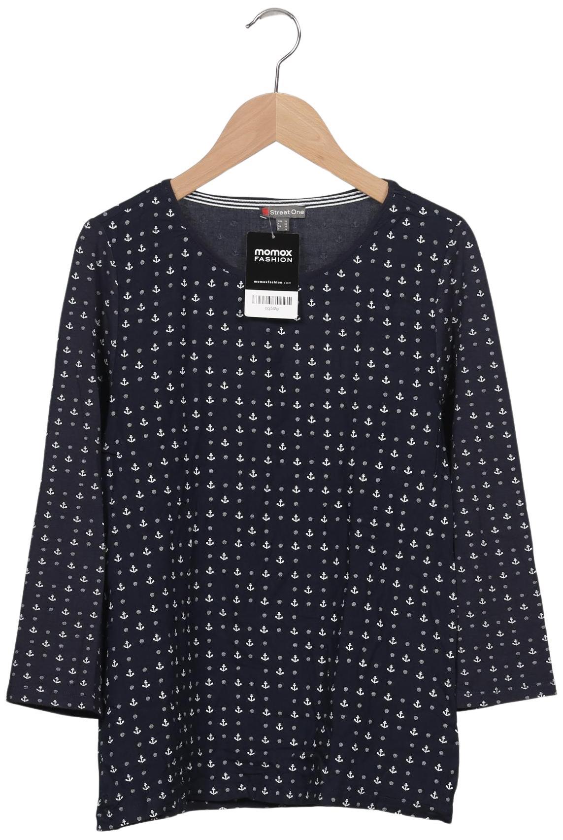 

Street One Damen Langarmshirt, marineblau, Gr. 36