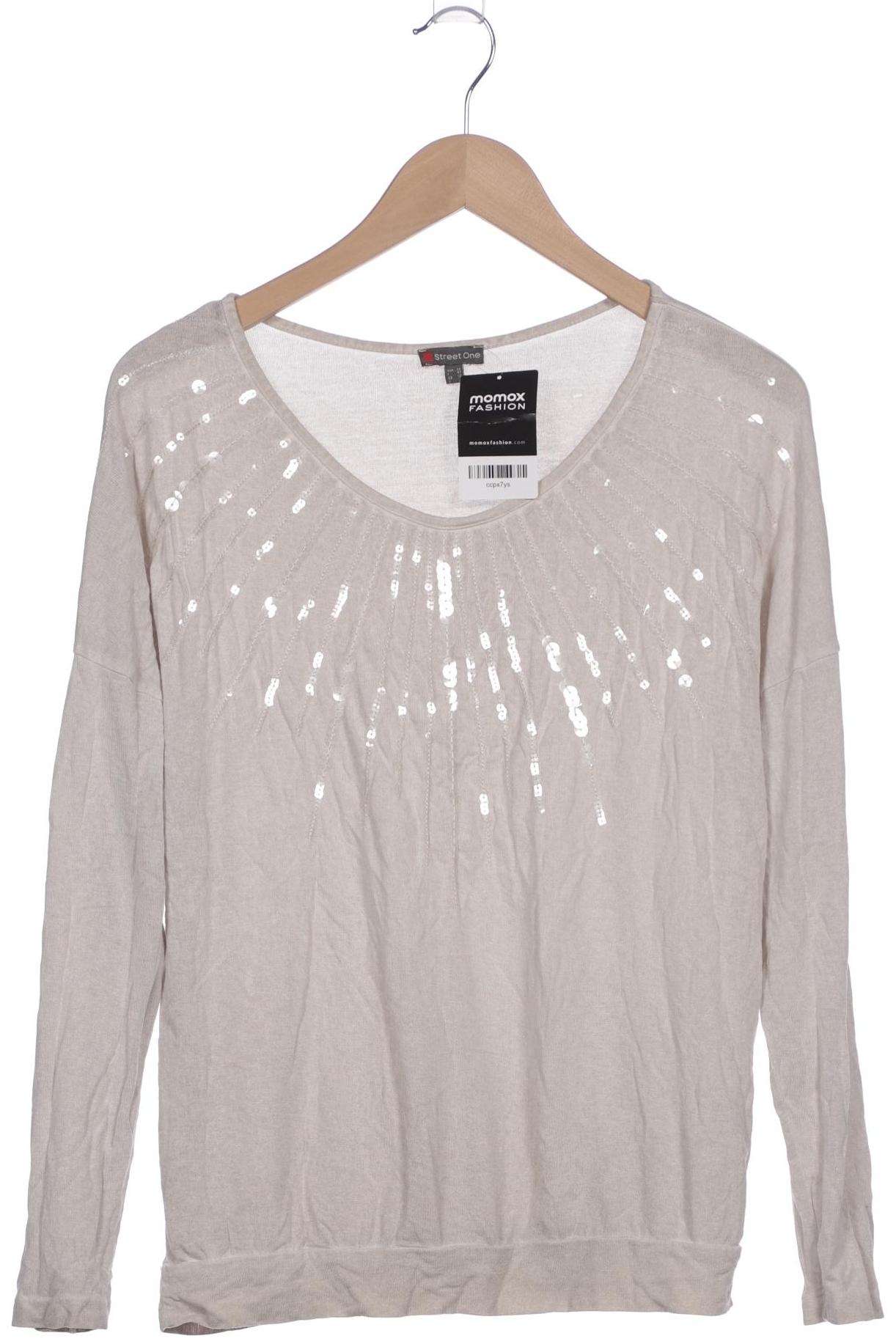 

Street One Damen Langarmshirt, beige, Gr. 38