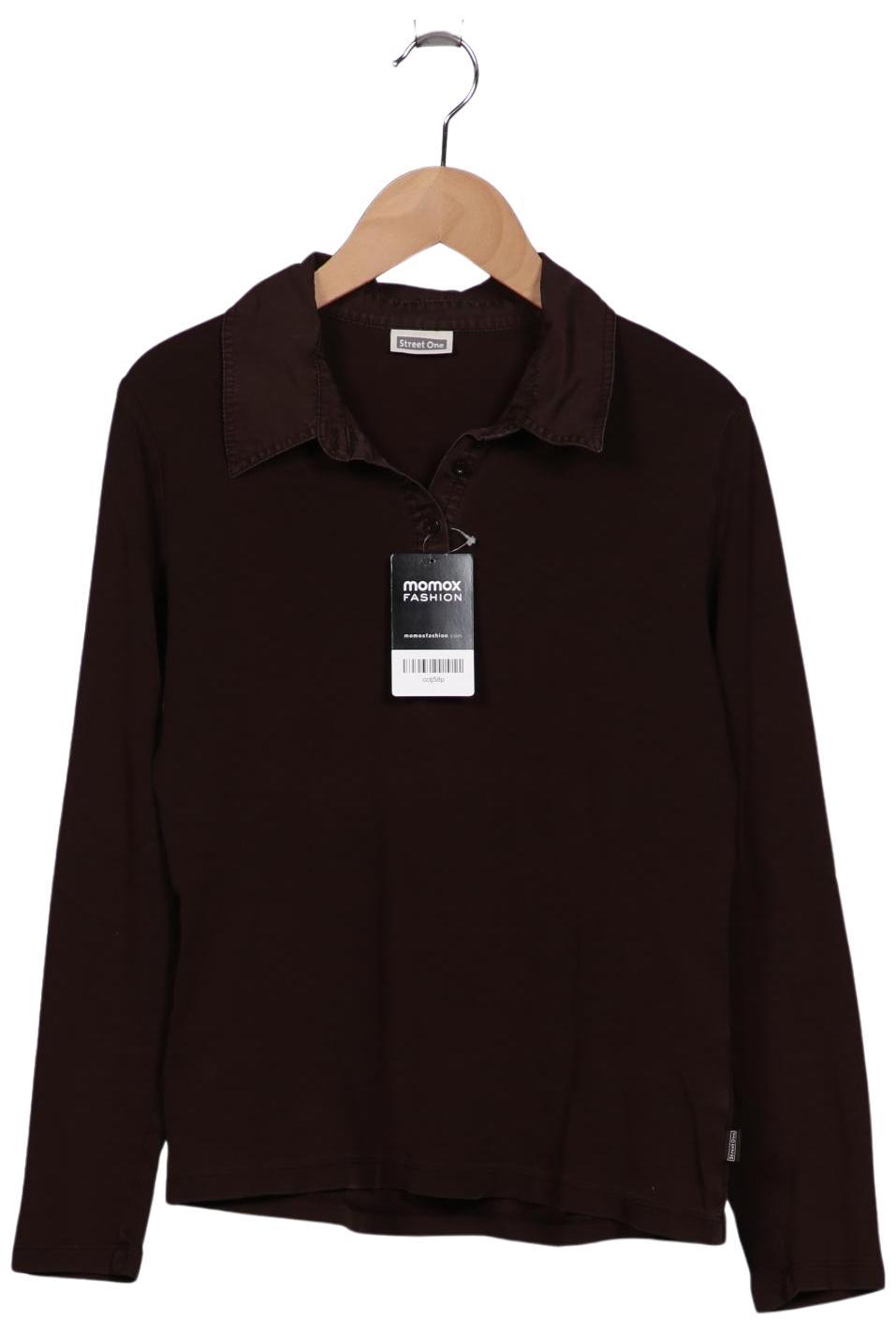 

Street One Damen Poloshirt, braun, Gr. 40