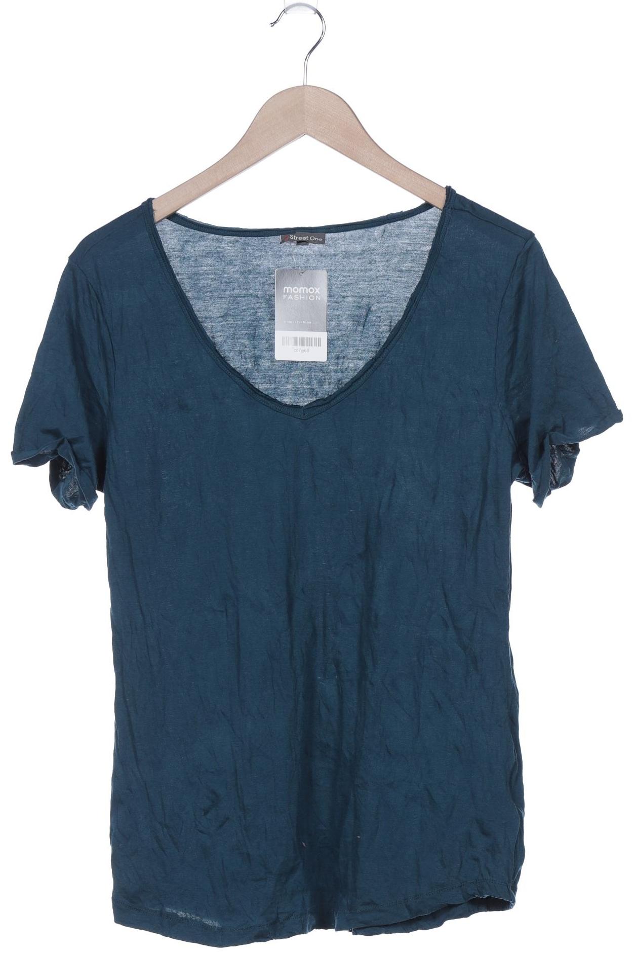 

Street One Damen T-Shirt, türkis, Gr. 40