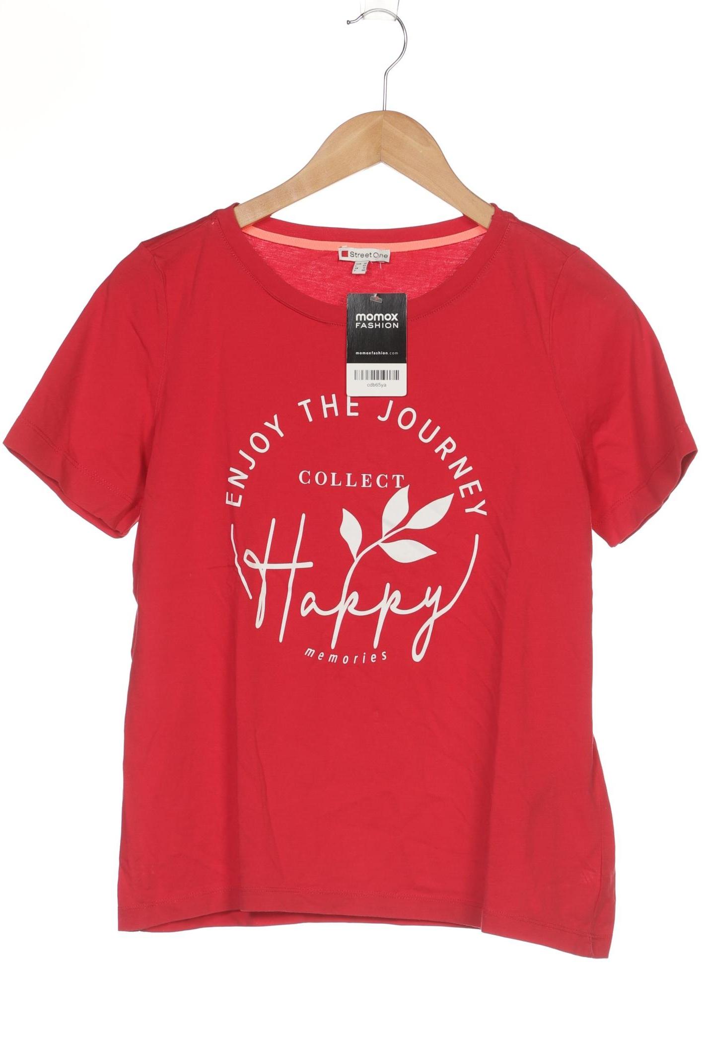 

Street One Damen T-Shirt, rot, Gr. 38
