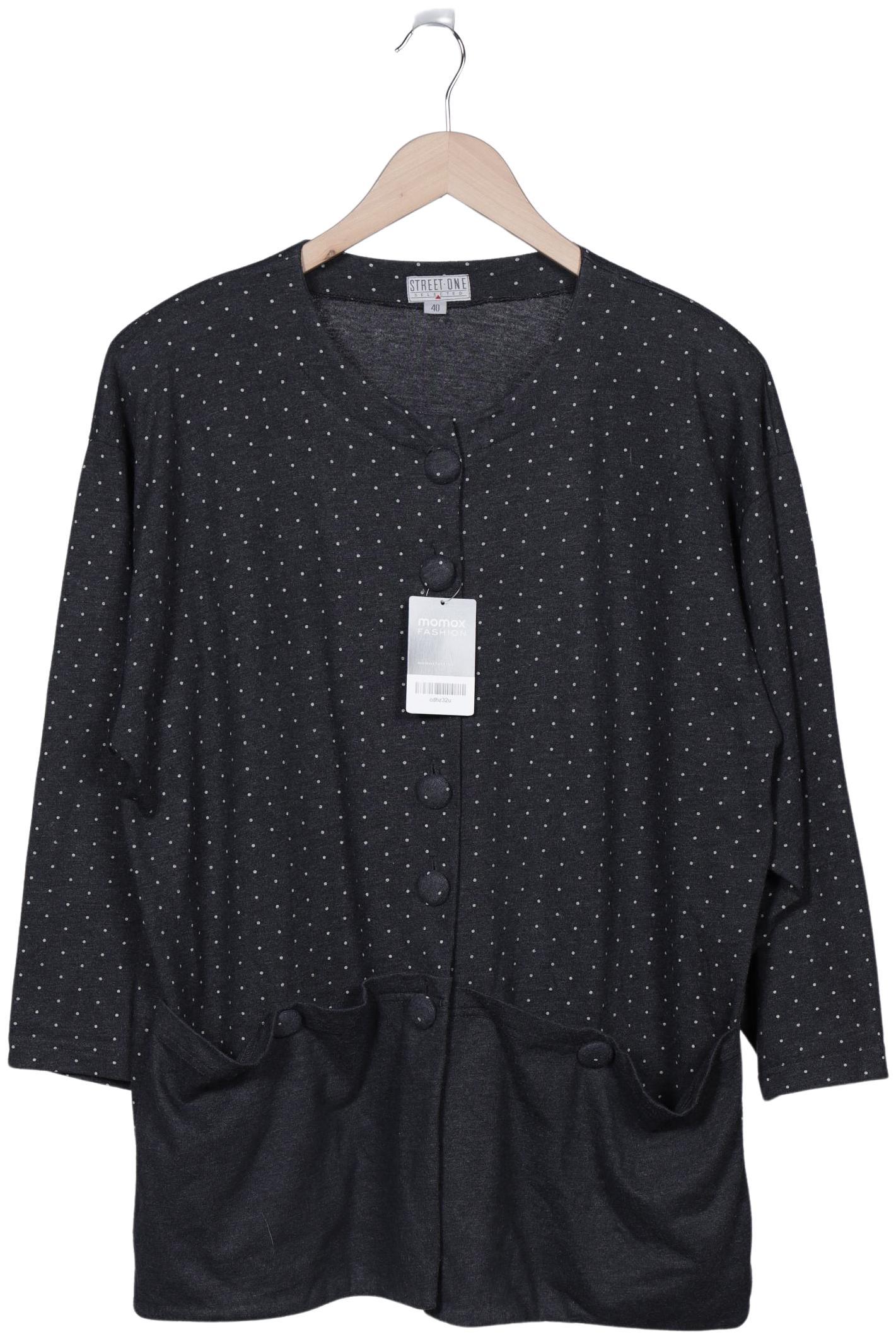 

Street One Damen Strickjacke, schwarz, Gr. 40