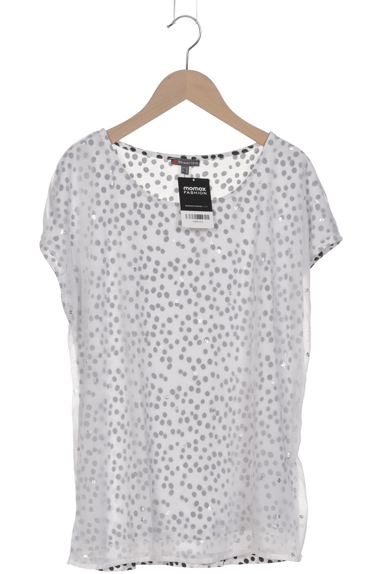 

Street One Damen T-Shirt, weiß, Gr. 40