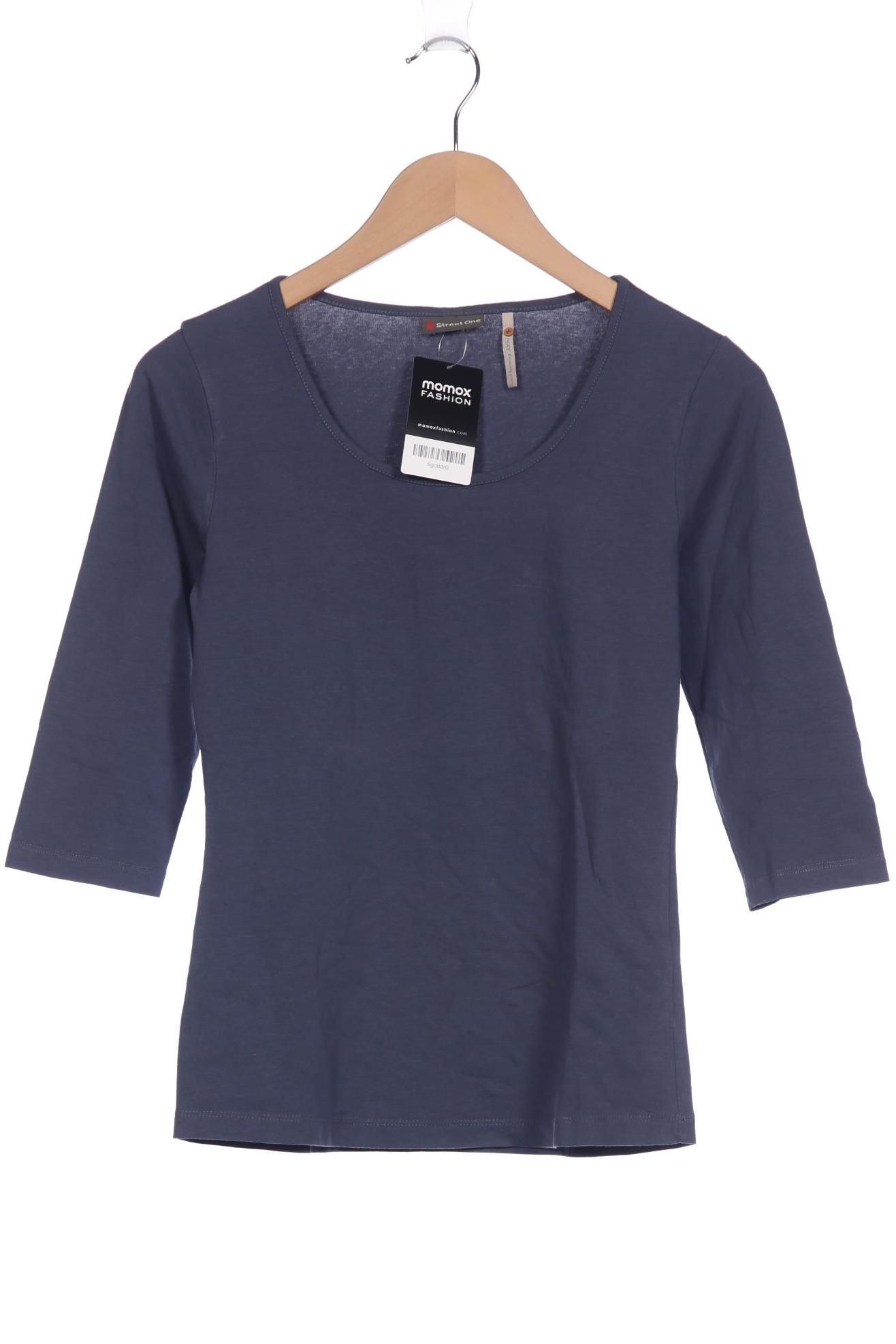 

Street One Damen Langarmshirt, blau, Gr. 36