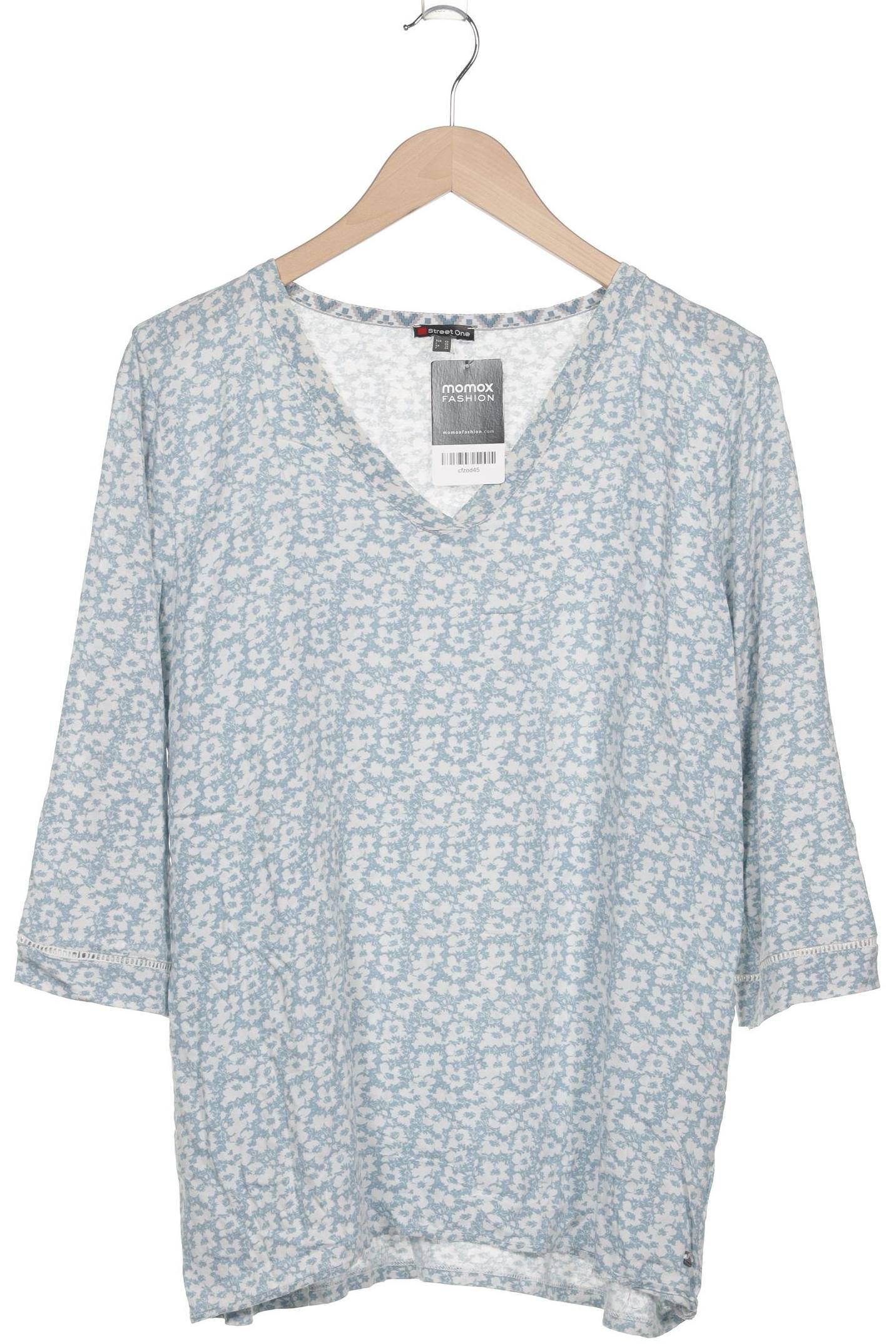 

Street One Damen Langarmshirt, hellblau, Gr. 42
