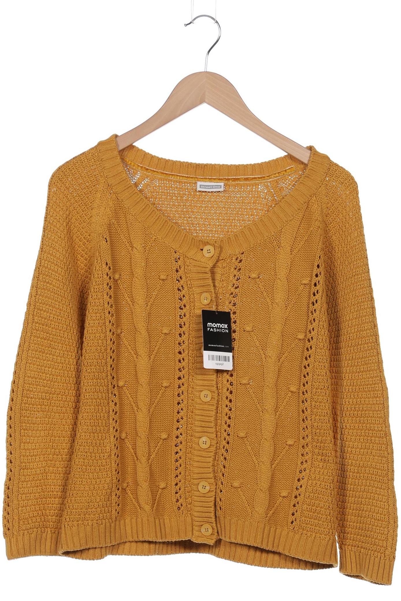 

Street One Damen Strickjacke, gelb, Gr. 42