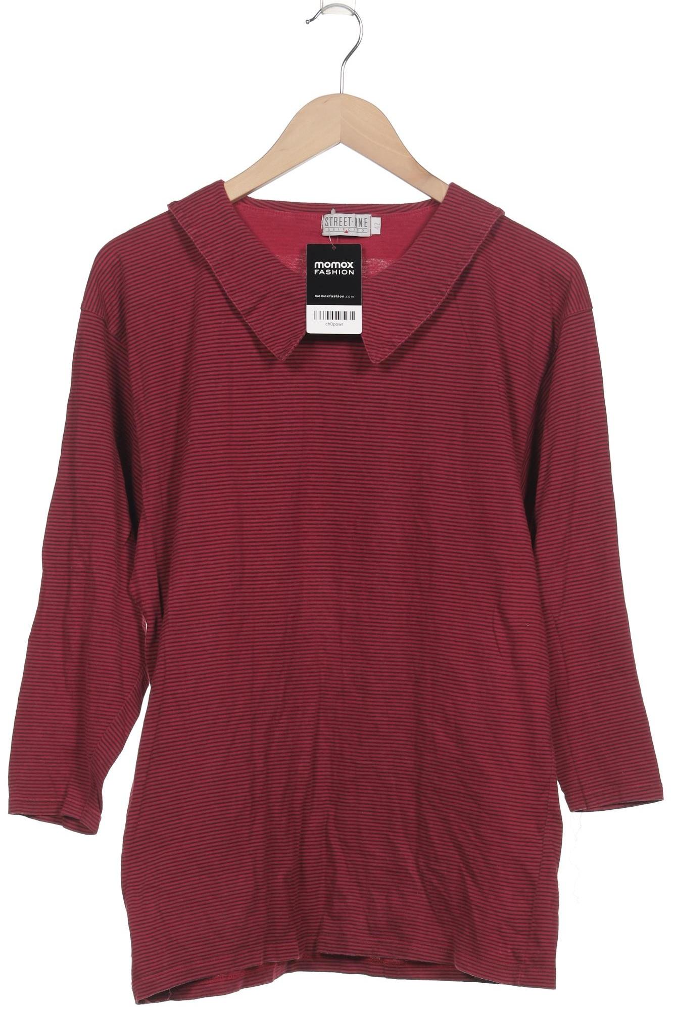 

Street One Damen Langarmshirt, bordeaux, Gr. 42