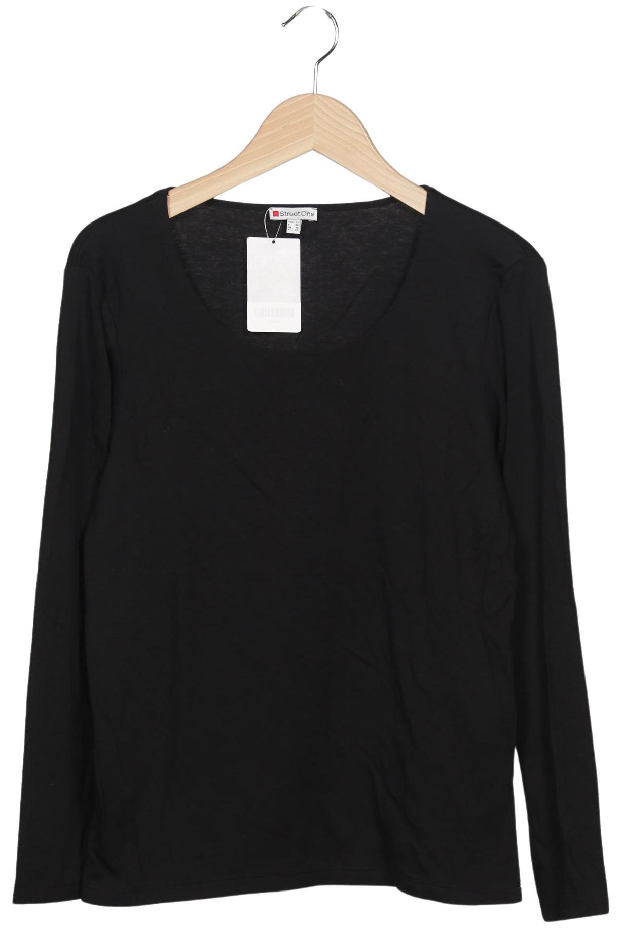 

Street One Damen Langarmshirt, schwarz, Gr. 42