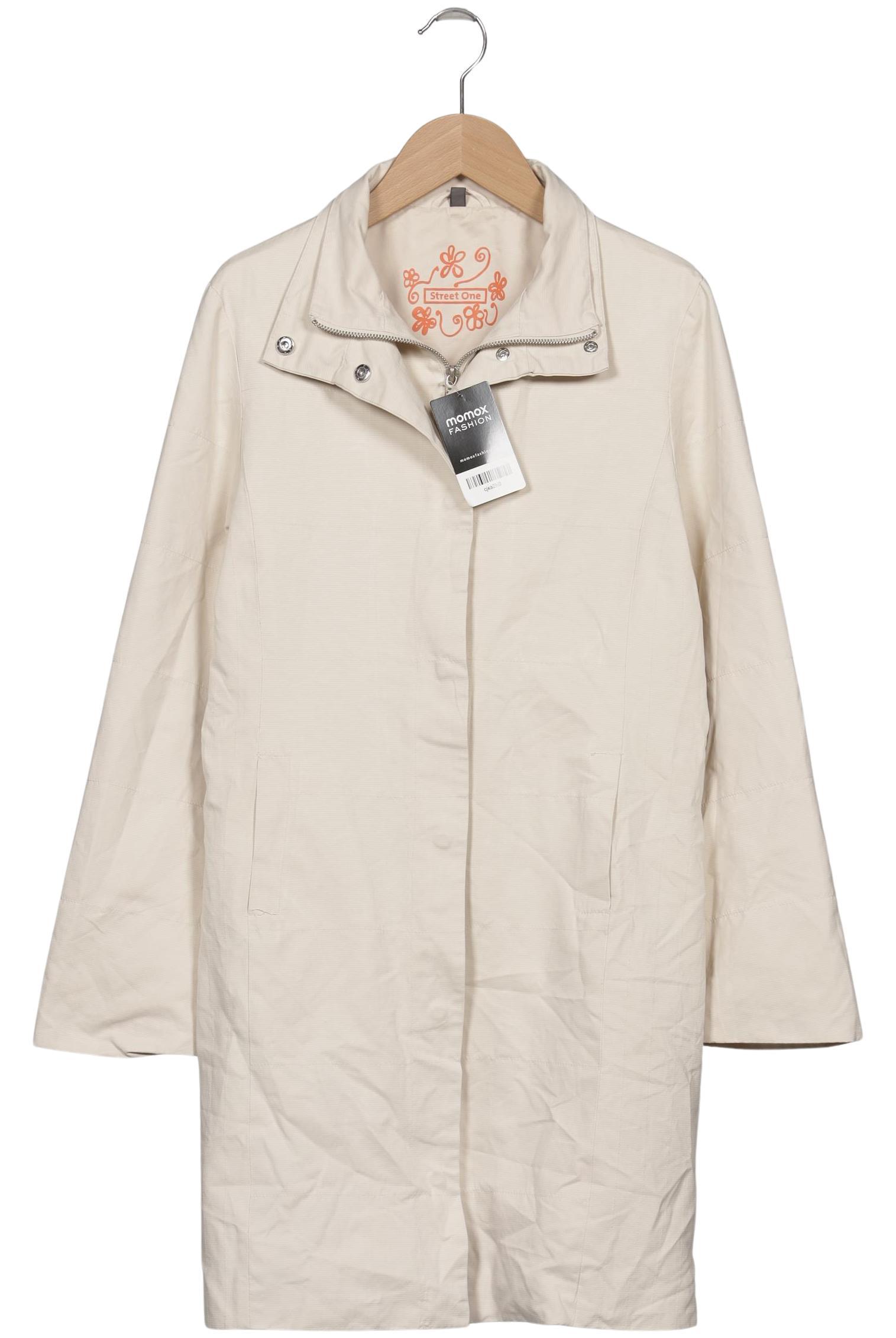 

Street One Damen Mantel, cremeweiß, Gr. 36
