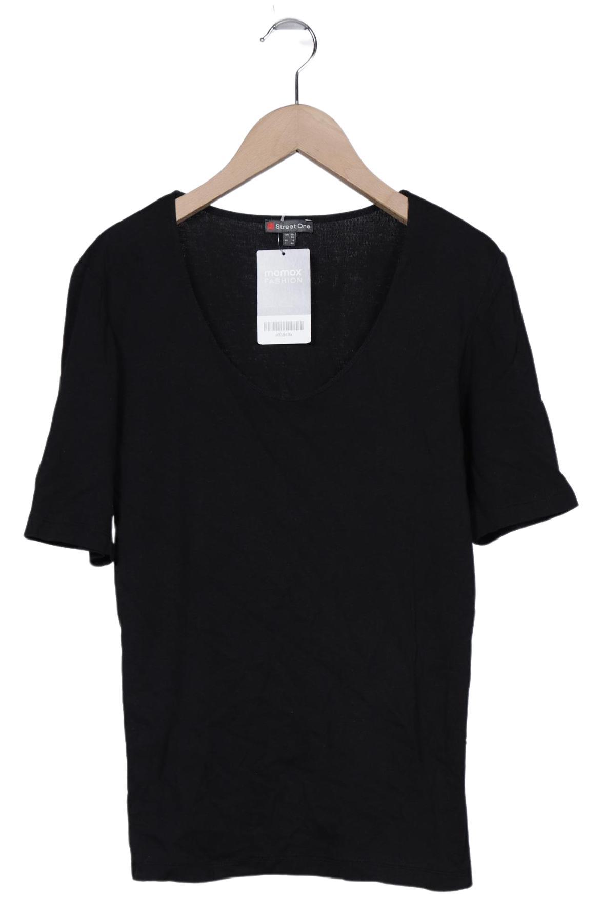 

Street One Damen T-Shirt, schwarz, Gr. 40