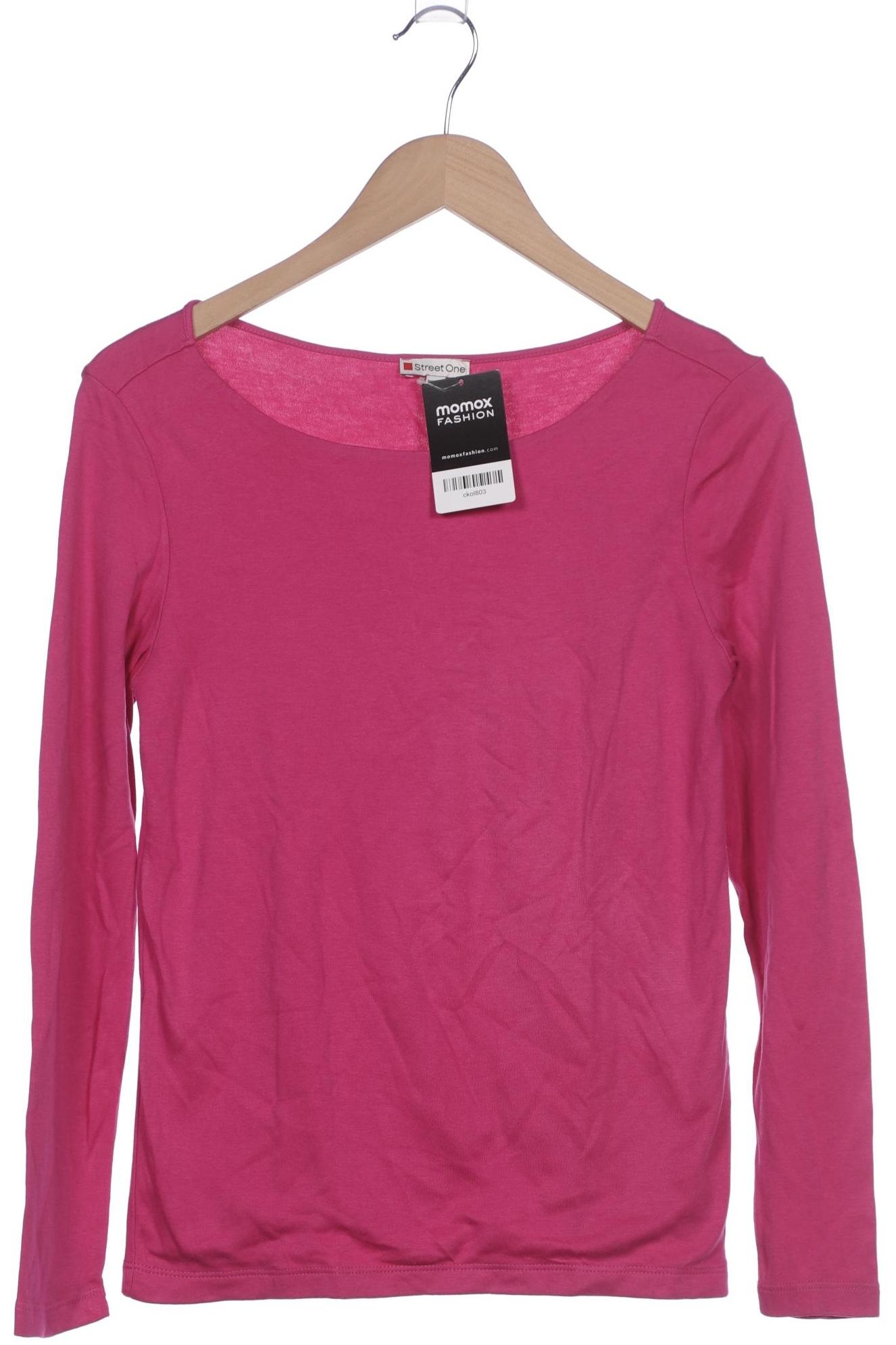 

Street One Damen Langarmshirt, pink, Gr. 36