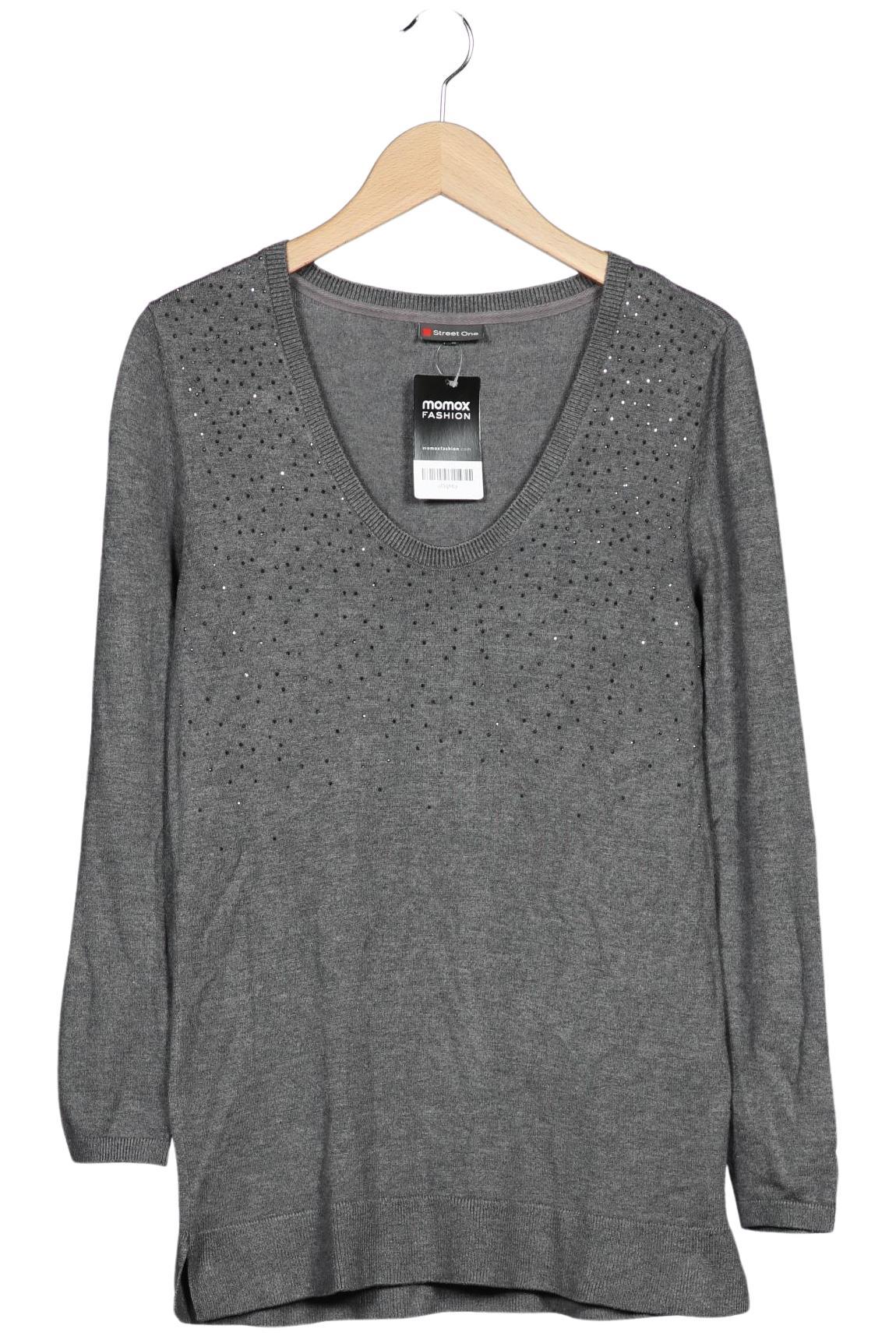 

Street One Damen Pullover, grau, Gr. 38