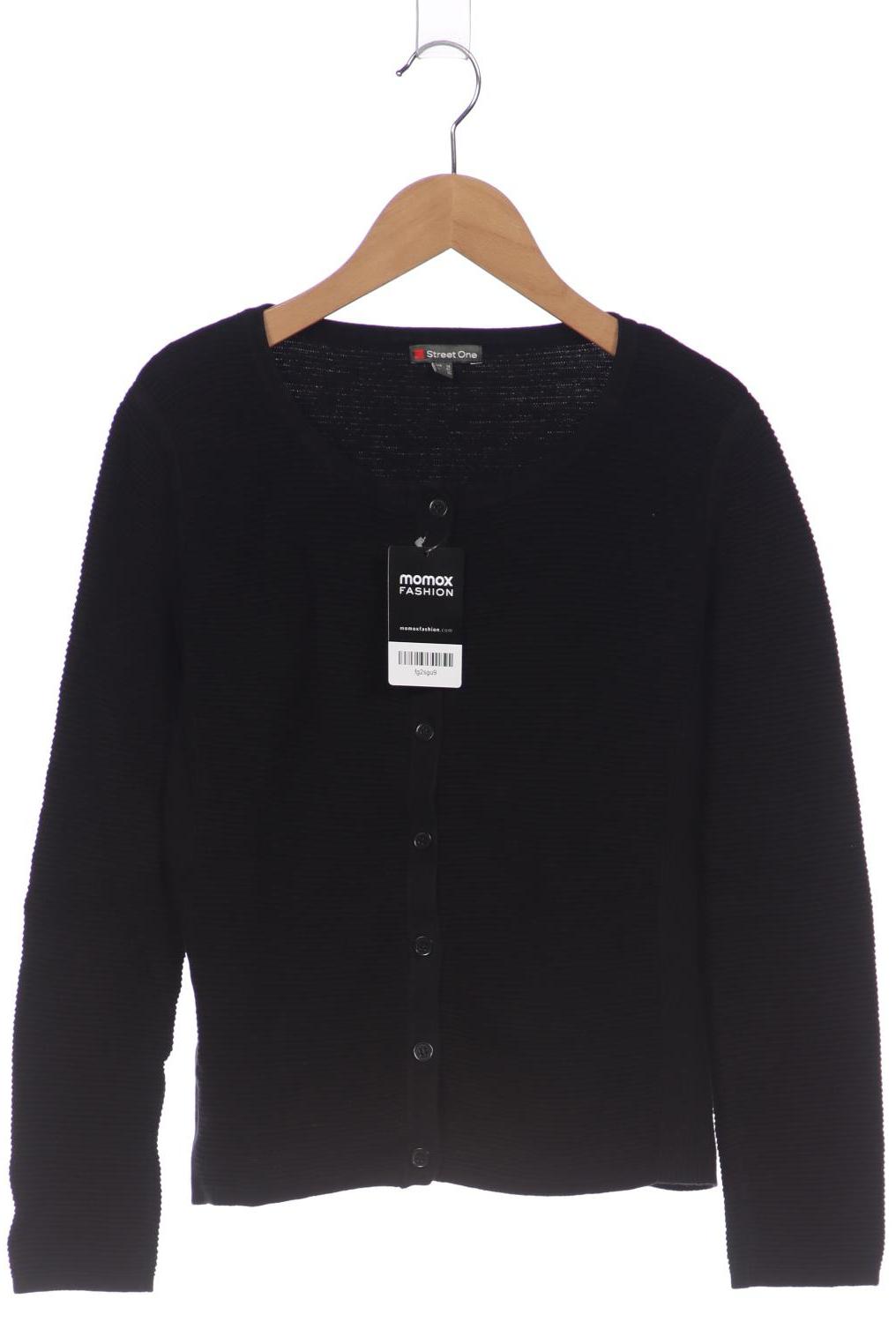 

Street One Damen Strickjacke, schwarz, Gr. 38