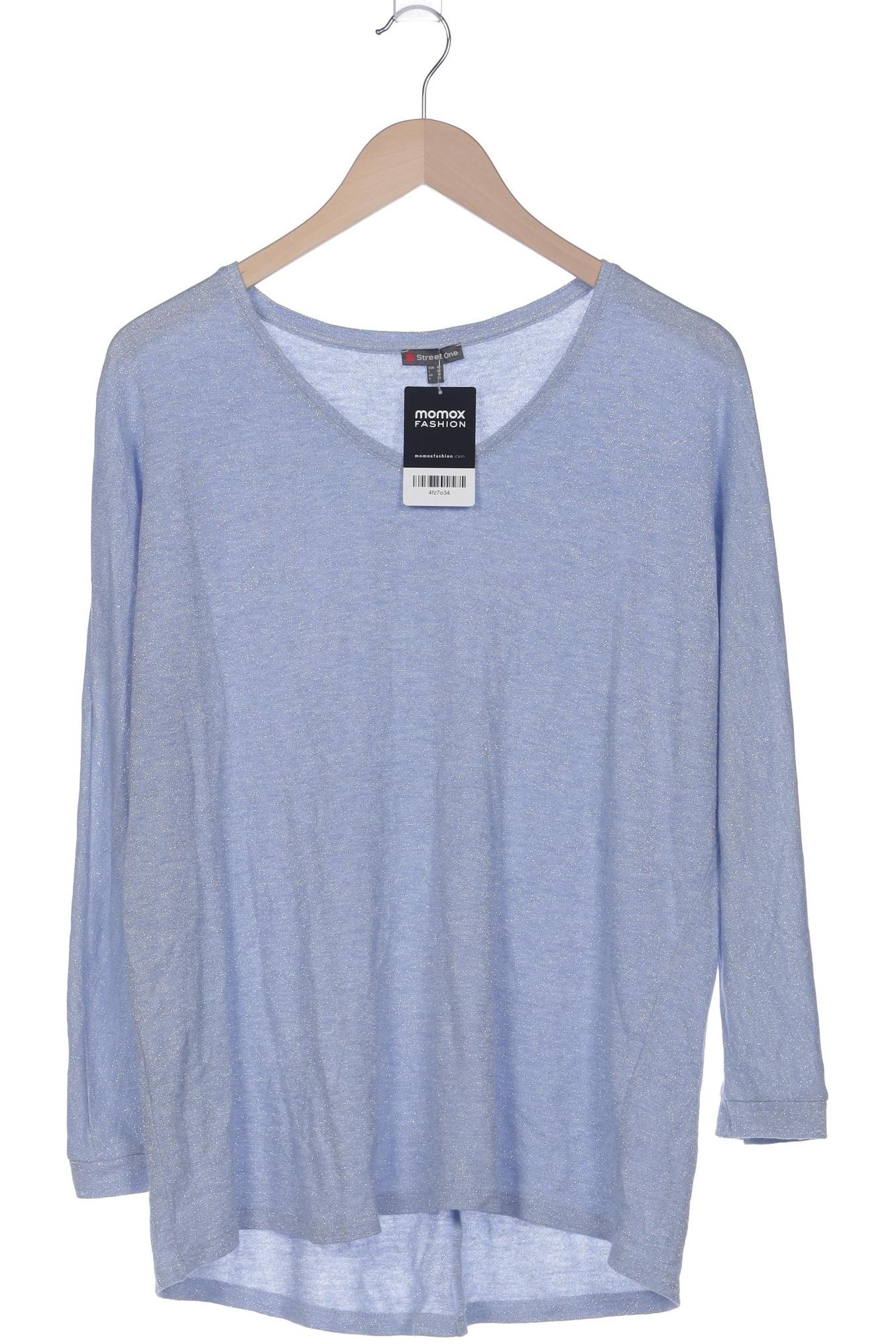 

Street One Damen Langarmshirt, hellblau, Gr. 40