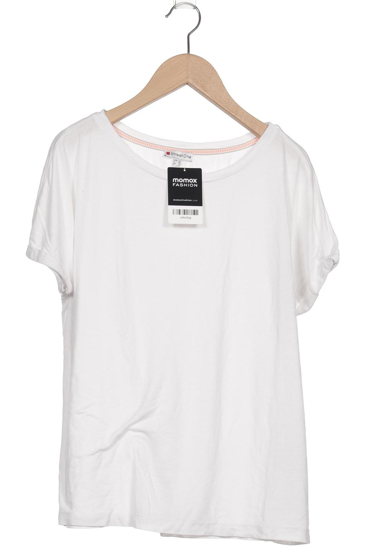 

Street One Damen T-Shirt, weiß, Gr. 36