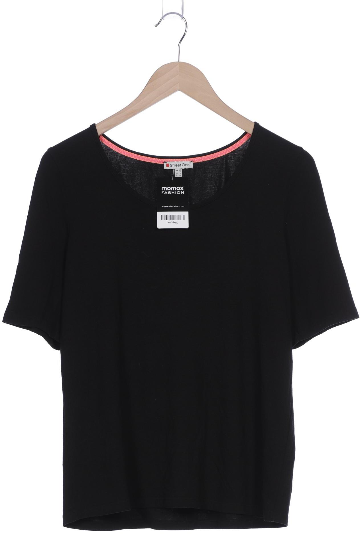 

Street One Damen T-Shirt, schwarz, Gr. 40