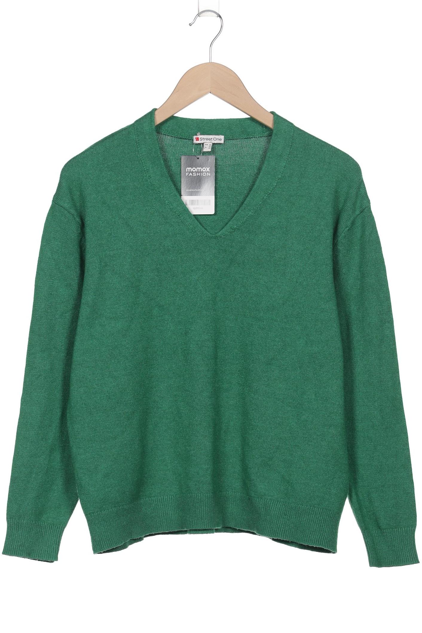 

Street One Damen Pullover, grün, Gr. 40