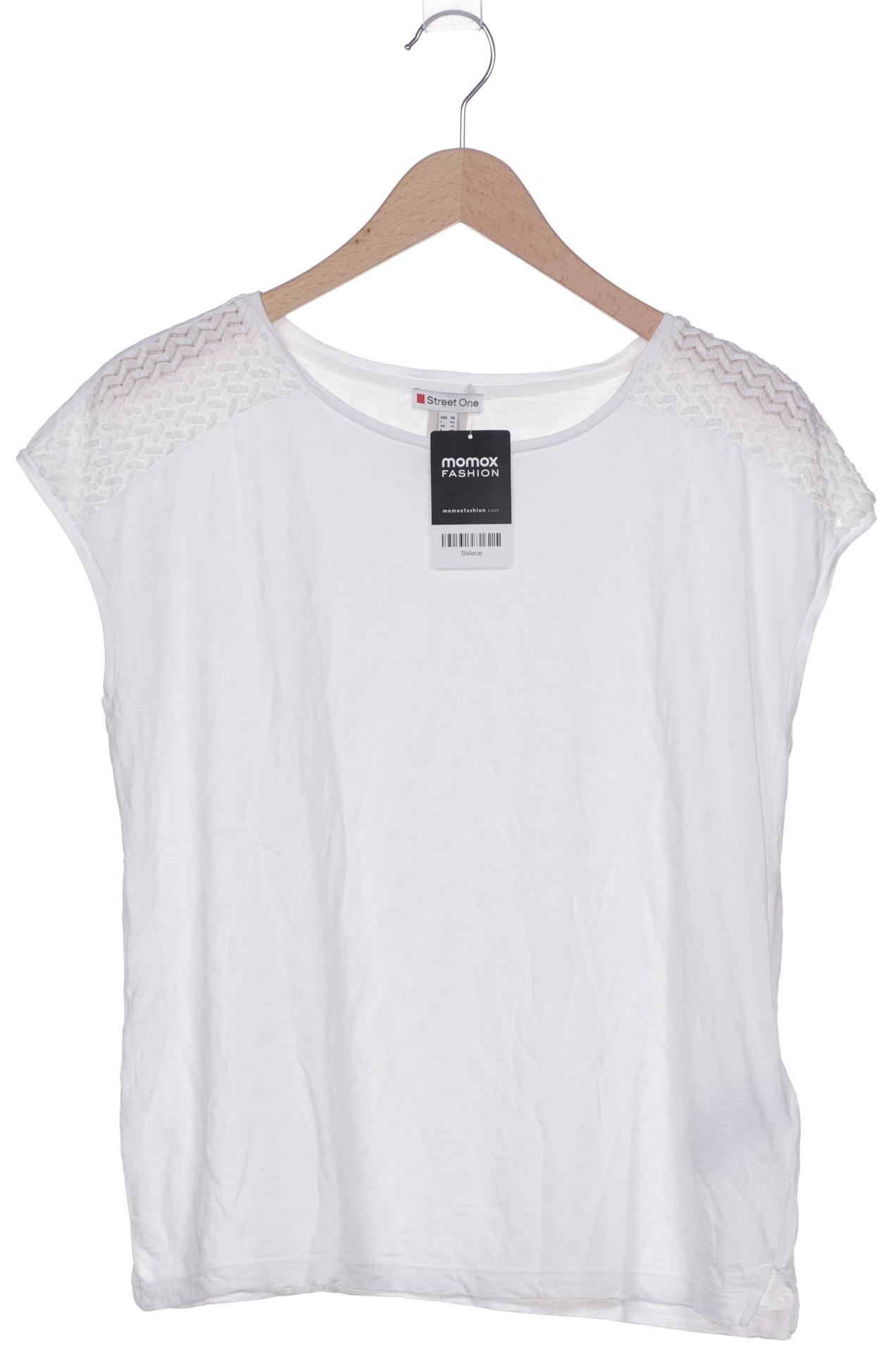 

Street One Damen T-Shirt, weiß, Gr. 38