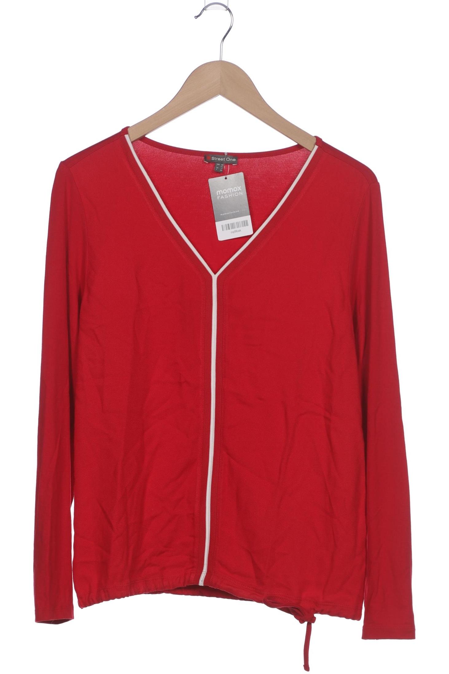 

Street One Damen Langarmshirt, rot, Gr. 38