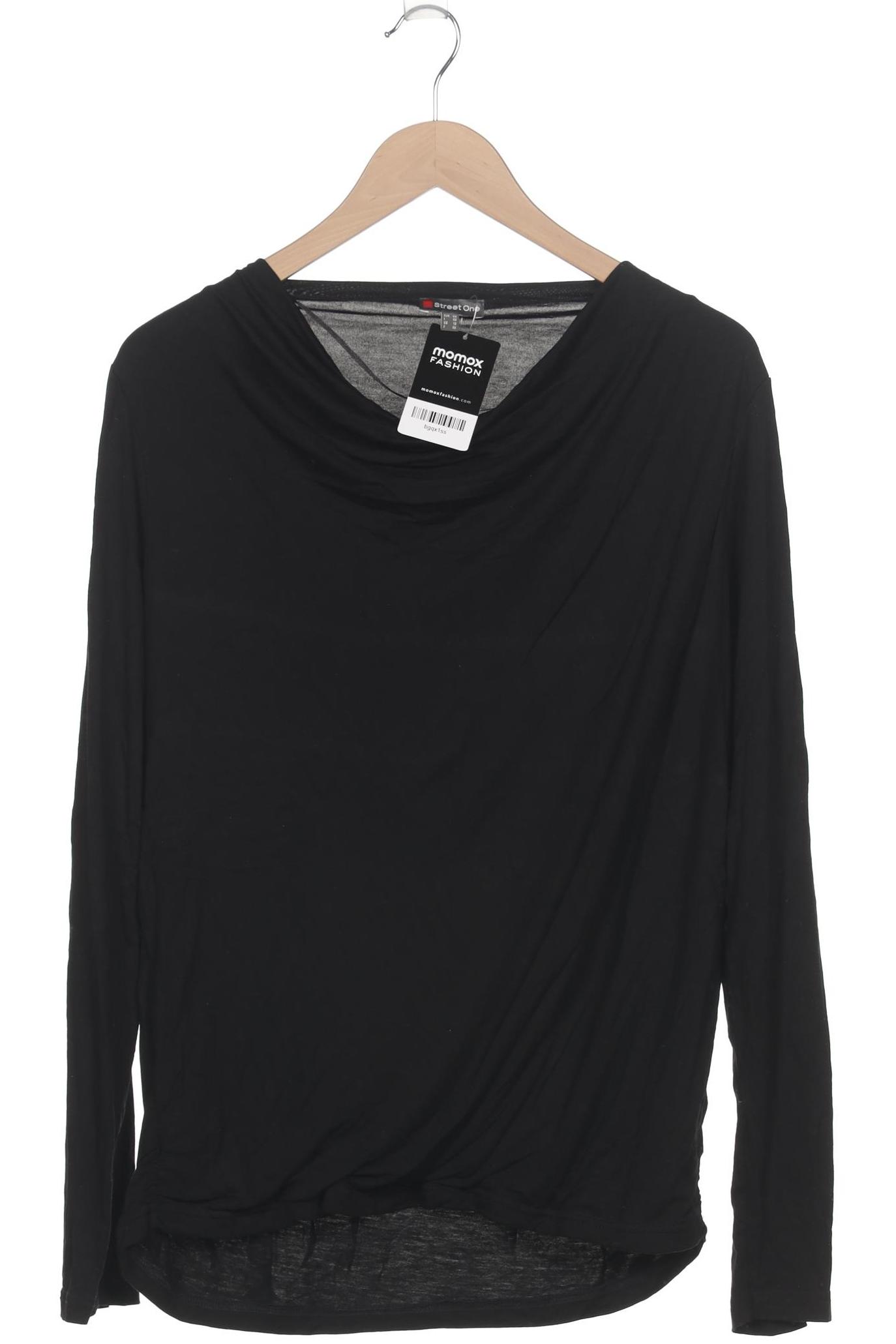 

Street One Damen Langarmshirt, schwarz, Gr. 44