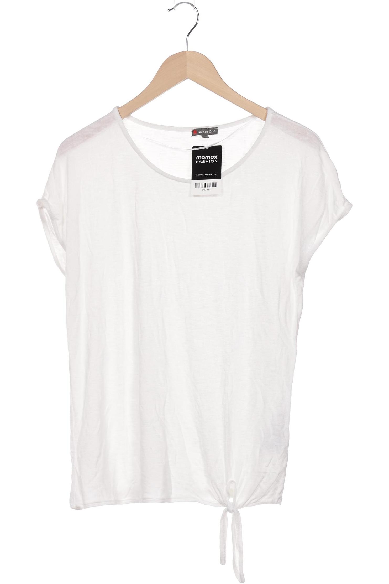 

Street One Damen T-Shirt, weiß, Gr. 40