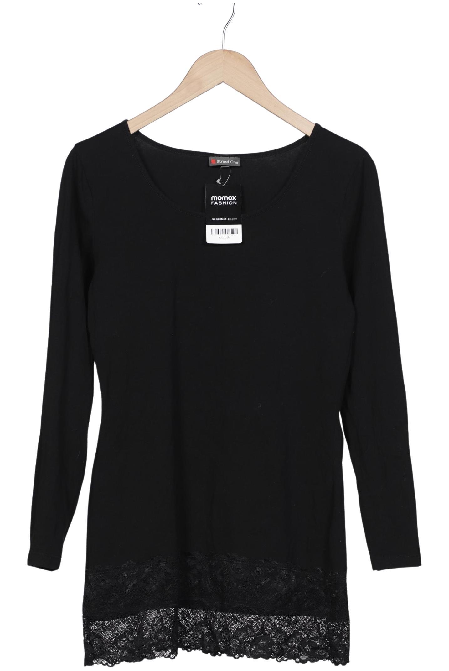 

Street One Damen Langarmshirt, schwarz, Gr. 40