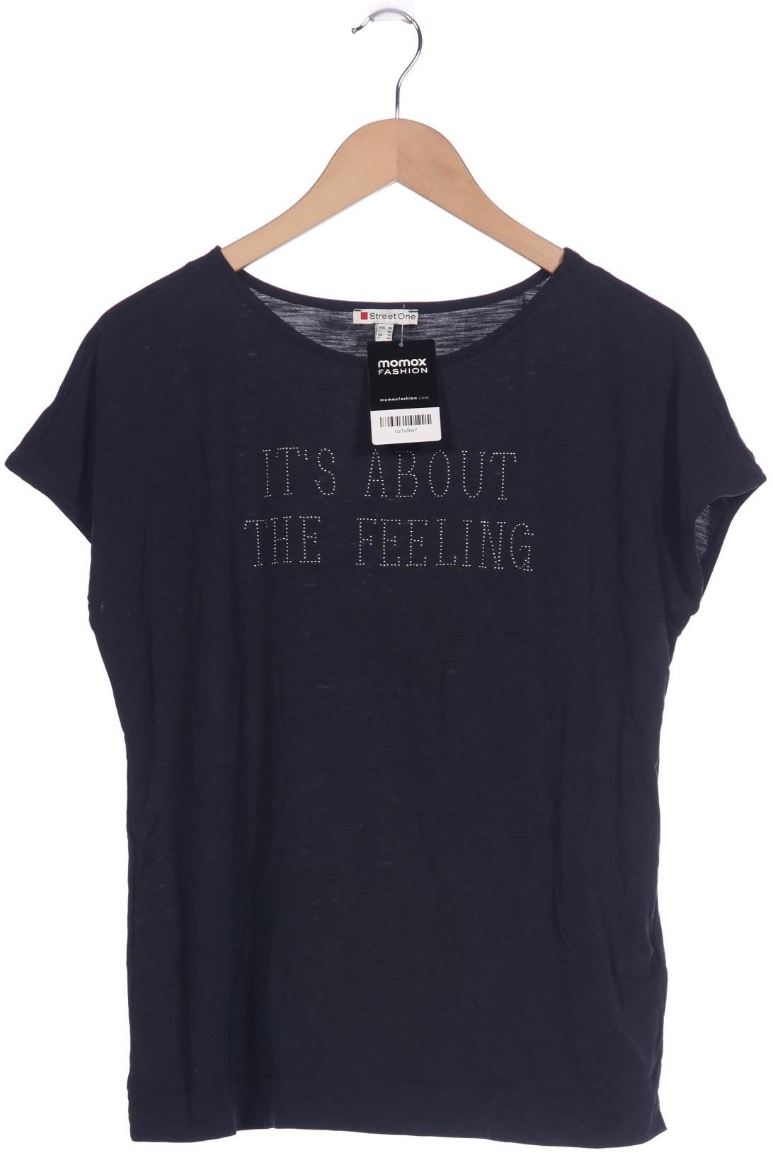 

Street One Damen T-Shirt, schwarz, Gr. 38