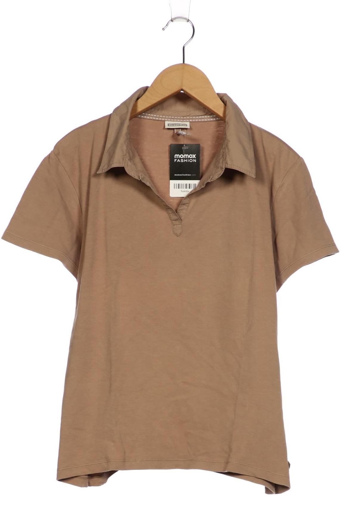 

Street One Damen Poloshirt, beige, Gr. 44