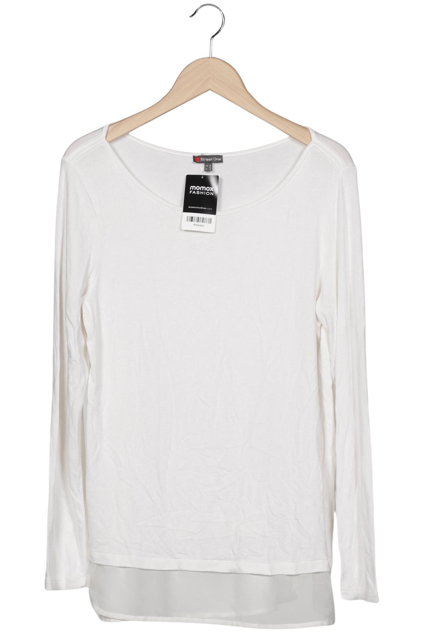 

Street One Damen Pullover, weiß, Gr. 40