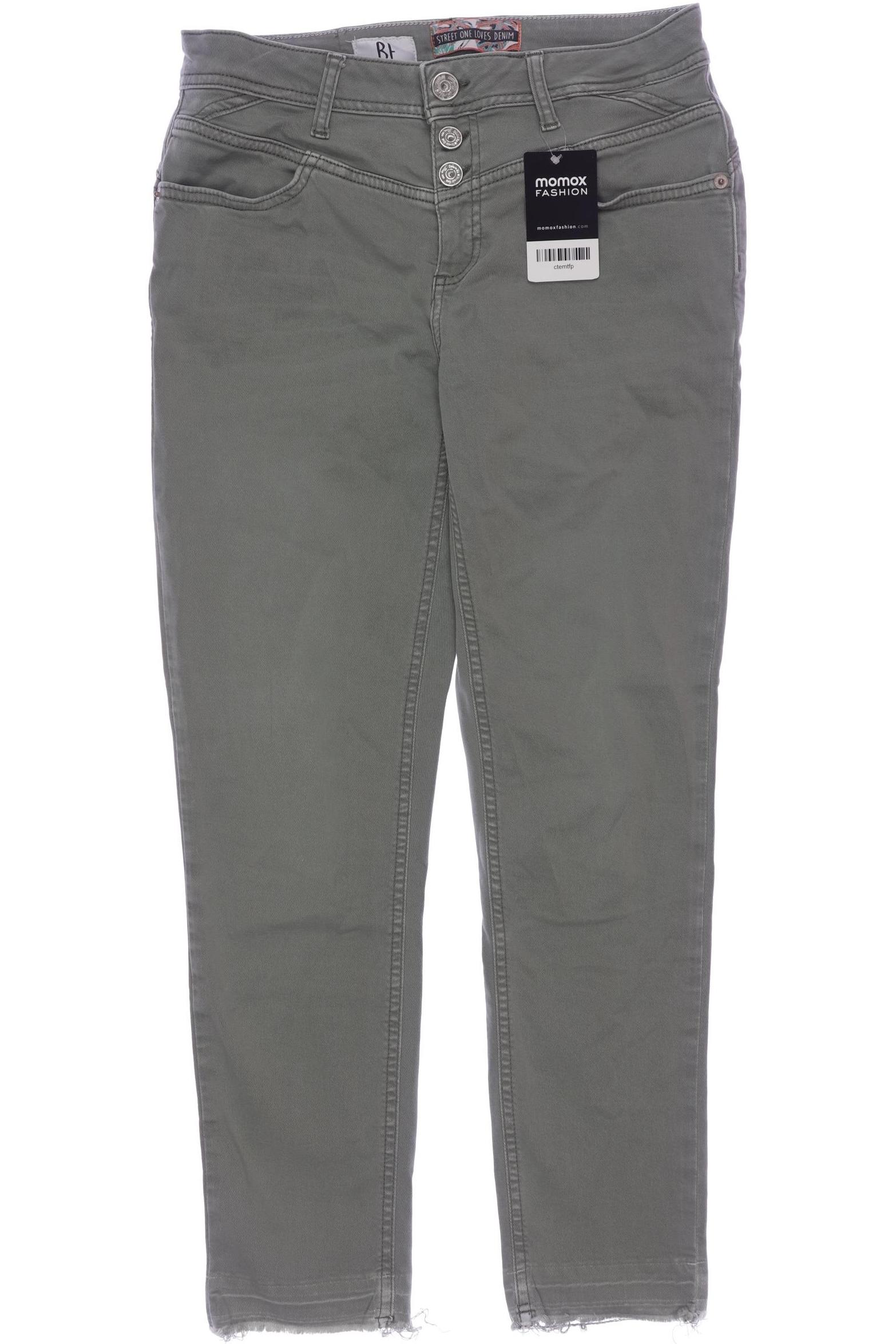 

Street One Damen Jeans, grün, Gr. 26