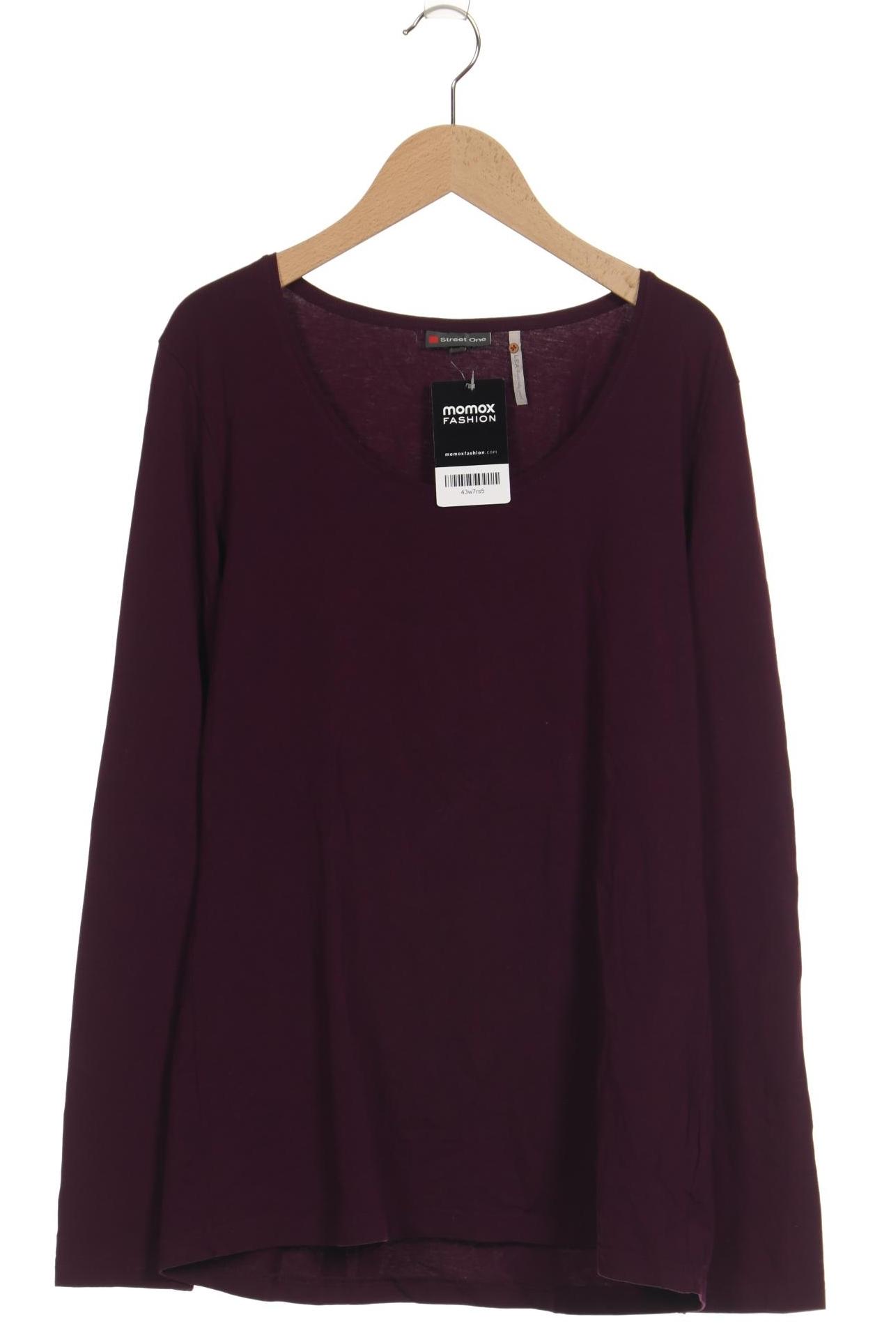 

Street One Damen Langarmshirt, bordeaux, Gr. 42