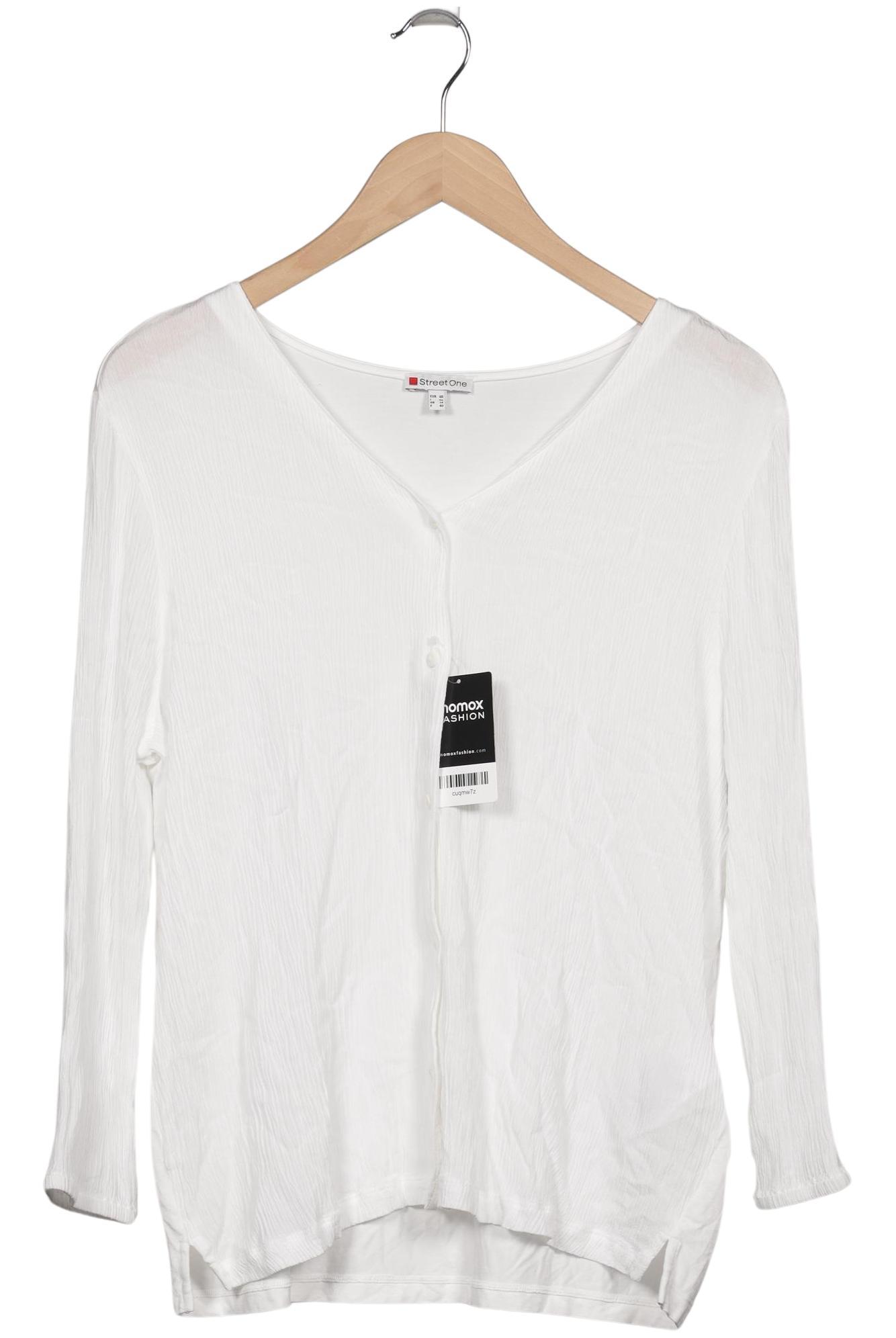 

Street One Damen Langarmshirt, weiß, Gr. 40
