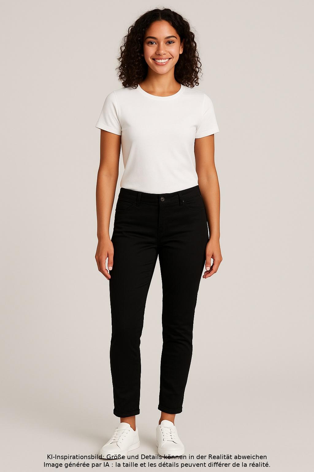 

Street One Damen Stoffhose, schwarz, Gr. 38